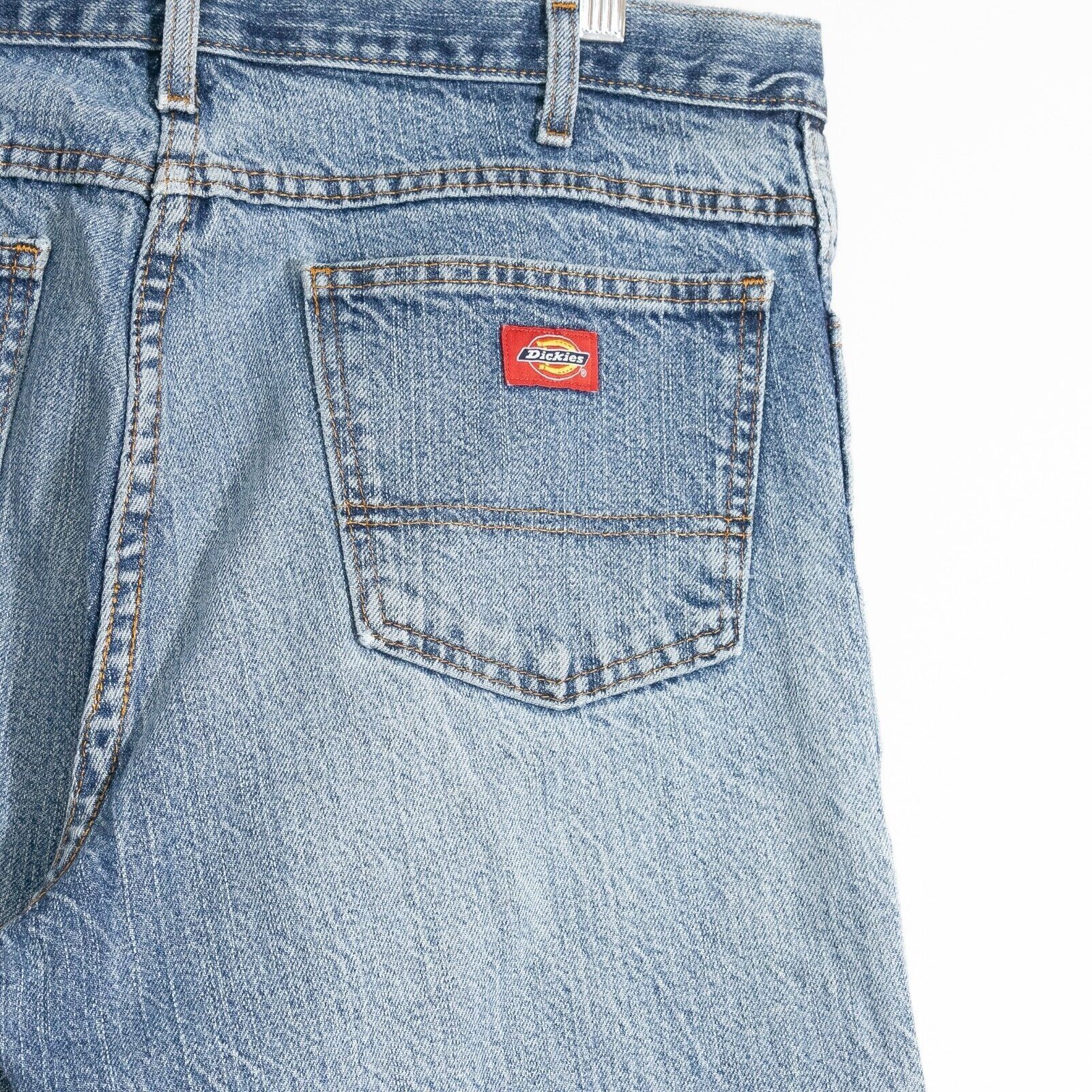 Dickies × Vintage Vintage Dickies Jeans 36x29 - Faded Distressed Light Wash Size US 36 / EU 52 - 7 Thumbnail