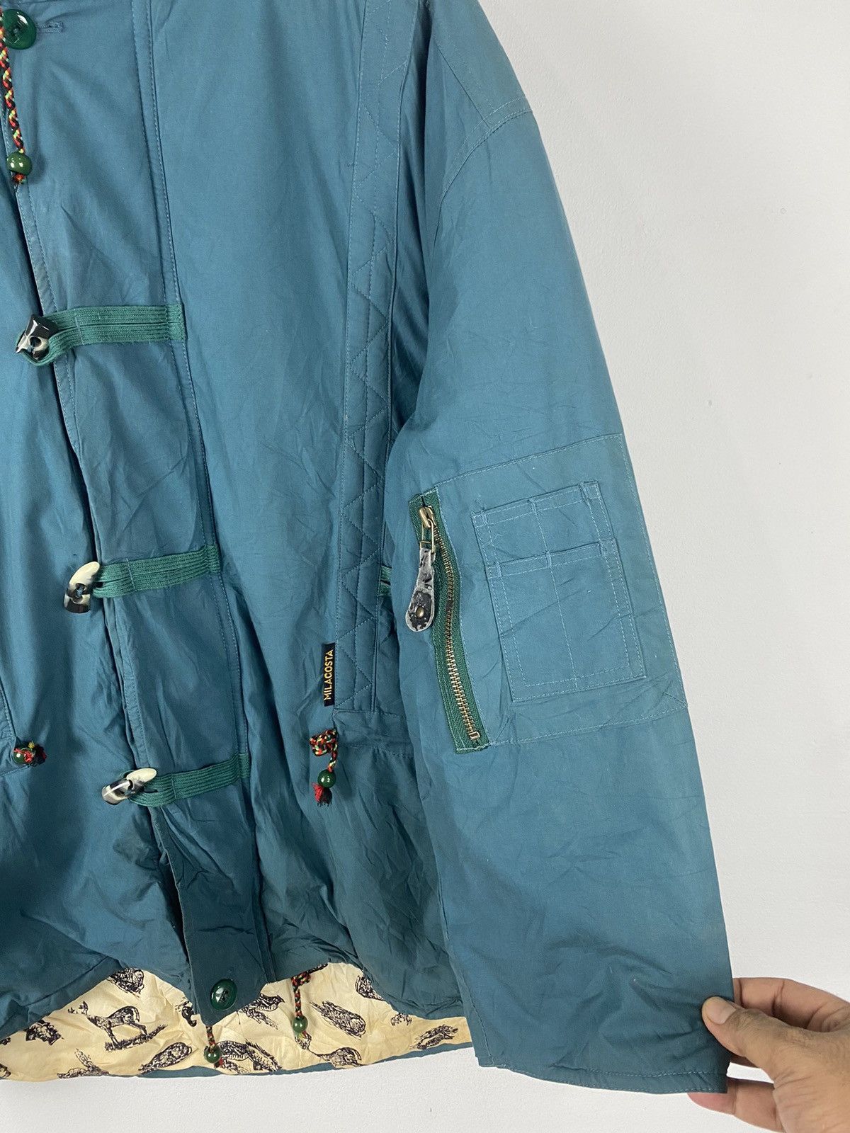 Other × Vintage Vintage Milacosta Rare Overprint Animal Heavy jacket Size US XL / EU 56 / 4 - 6 Thumbnail