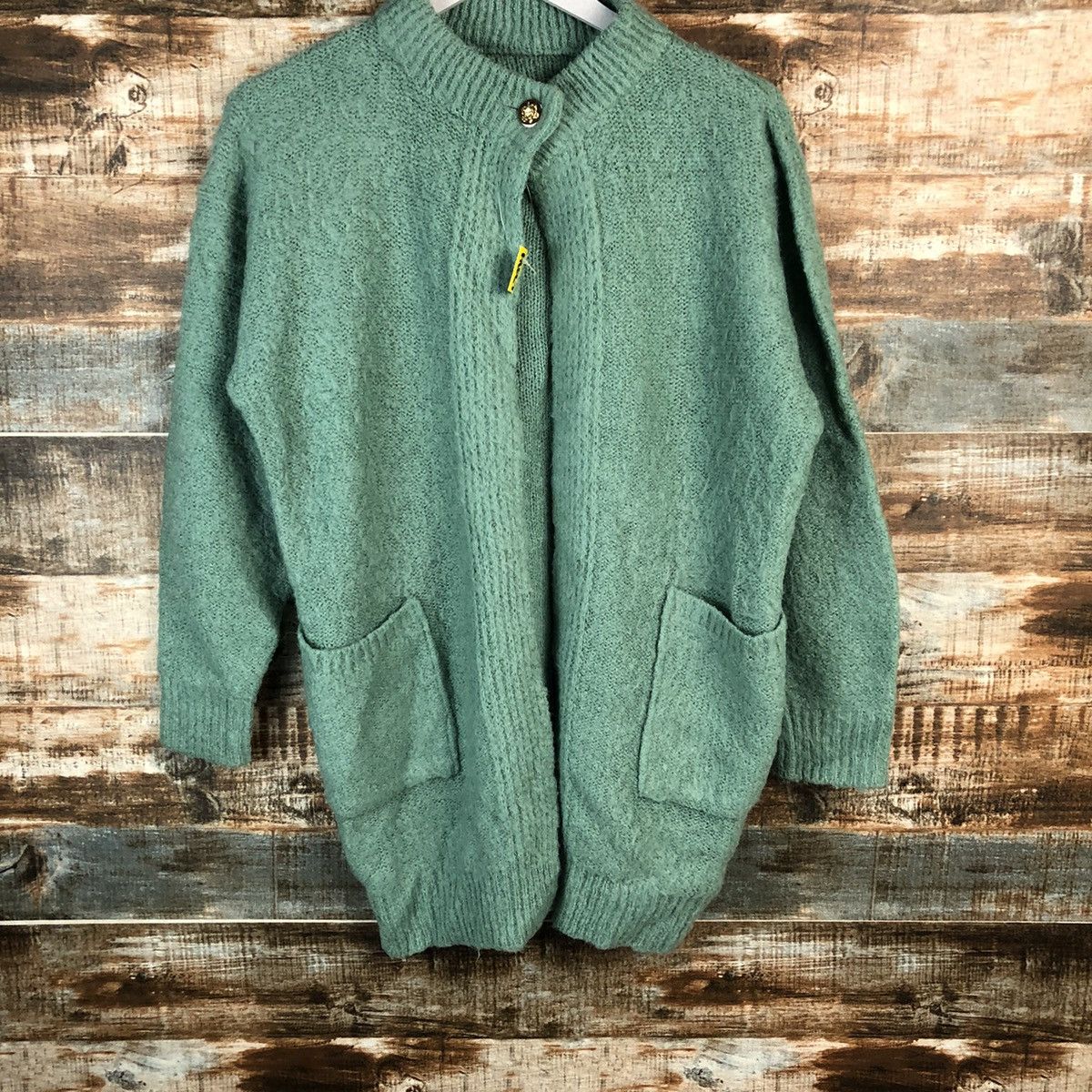 Homespun Knitwear × Japanese Brand × Vintage Japanese Brand vintage Green Knitwear #A1567 Size M / US 6-8 / IT 42-44 - 3 Thumbnail