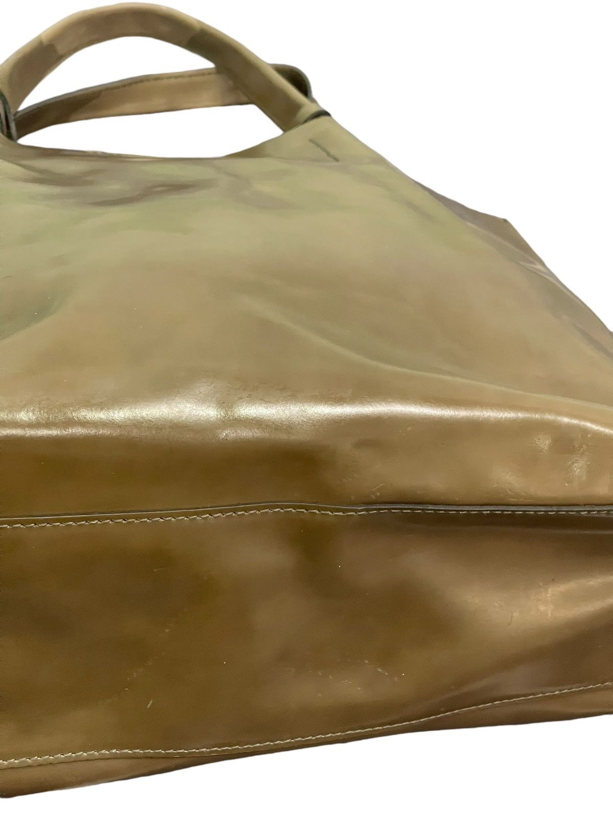 Japanese Brand Full Leather Gianni Chiarinni Italy Tote Bag 9🟩 Size ONE SIZE - 14 Thumbnail