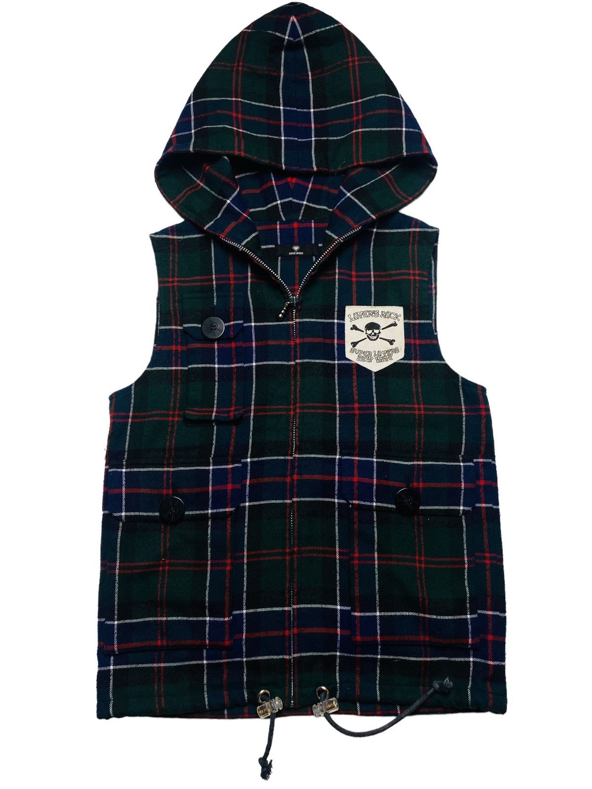Hysteric Glamour 2000s Super Lovers - Wool Hooded Cargo Vest Size US M / EU 48-50 / 2 - 1 Thumbnail