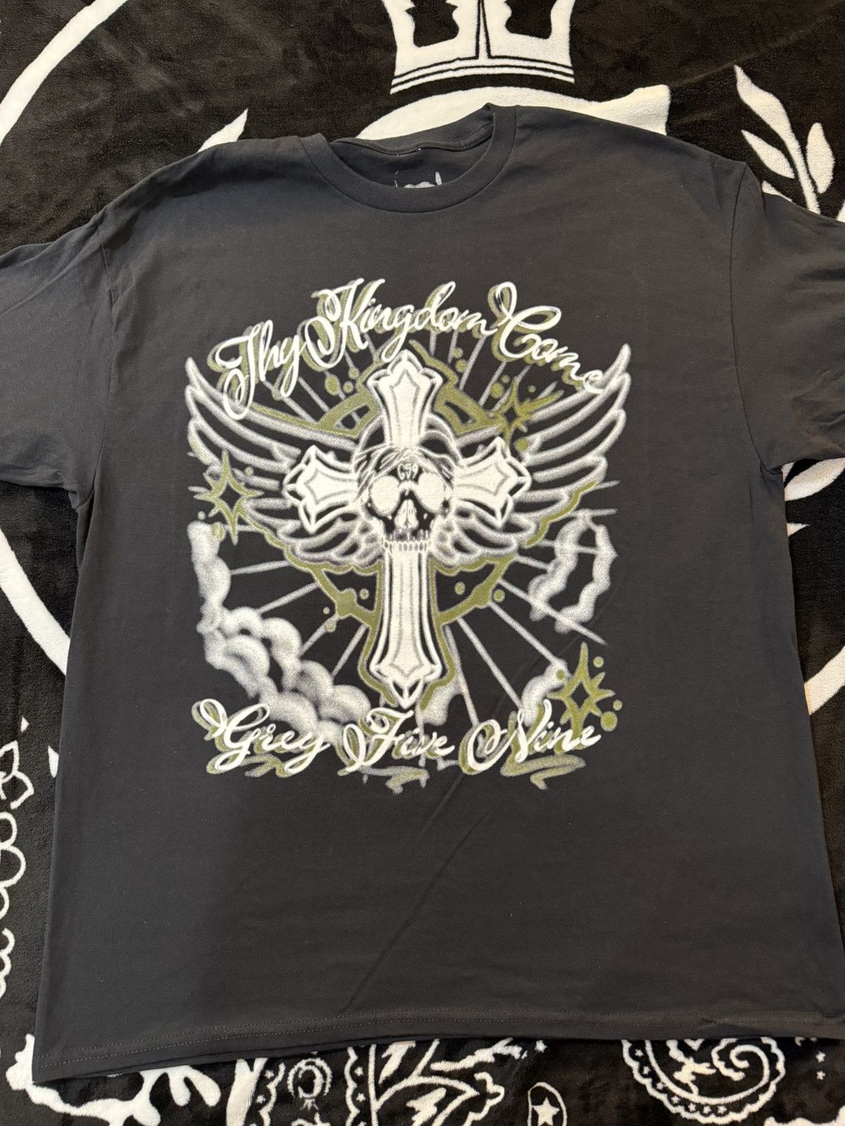G59 Records GreyDay 2025 Black Cross Kingdom Size US XL / EU 56 / 4 - 1 Thumbnail