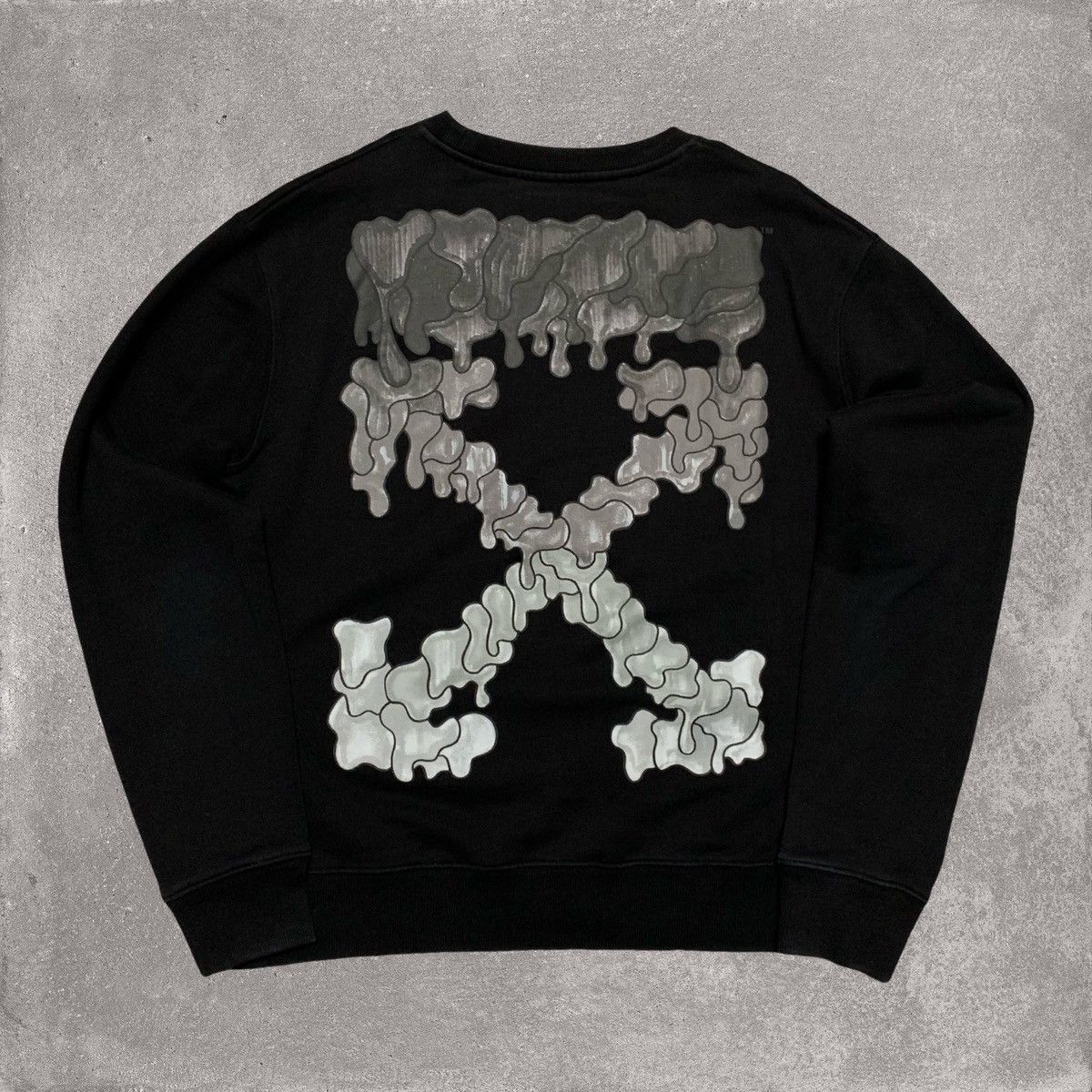 Off-White Off White Large Marker Arrows Black Sweatshirt Crewneck Size US L / EU 52-54 / 3 - 1 Thumbnail