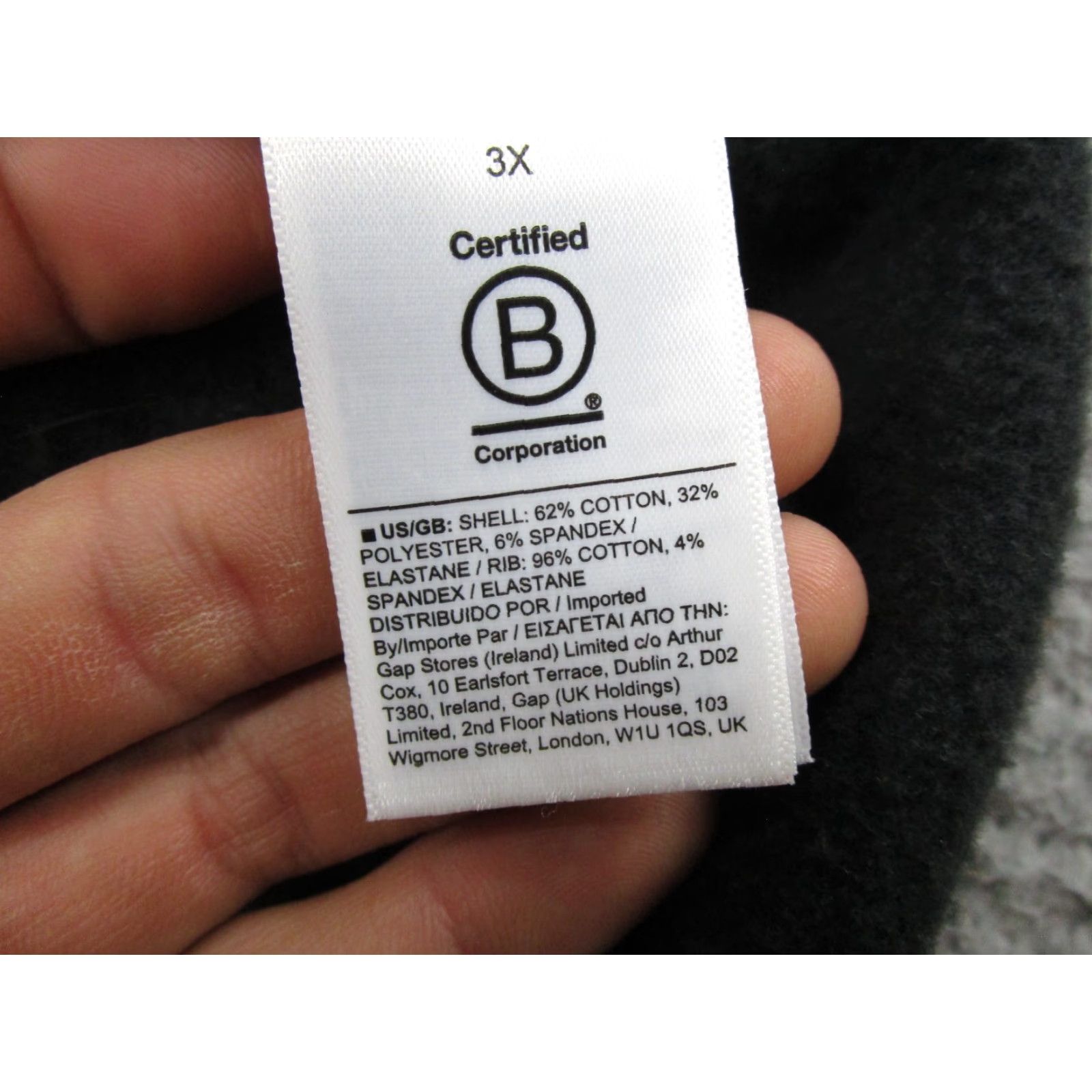 Athleta Athleta Sweatshirt Womens 3X Gray Fleece Zip Pocket Crewneck Pullover Plus Size 982561 Size XXL / US 16-18 / IT 52-54 - 3 Thumbnail