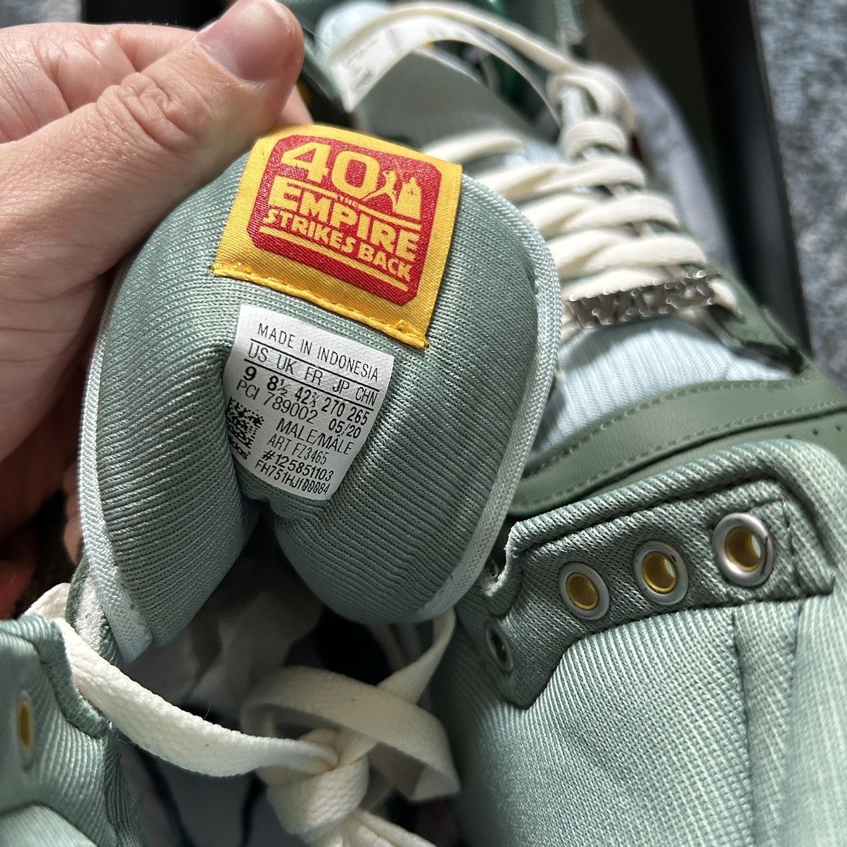 Adidas × Star Wars 2020 EMPiRE STRiKES BACK BOBA FETT TOP TEN Hi POUCH FZ3465 Size US 9 / EU 42 - 12 Thumbnail