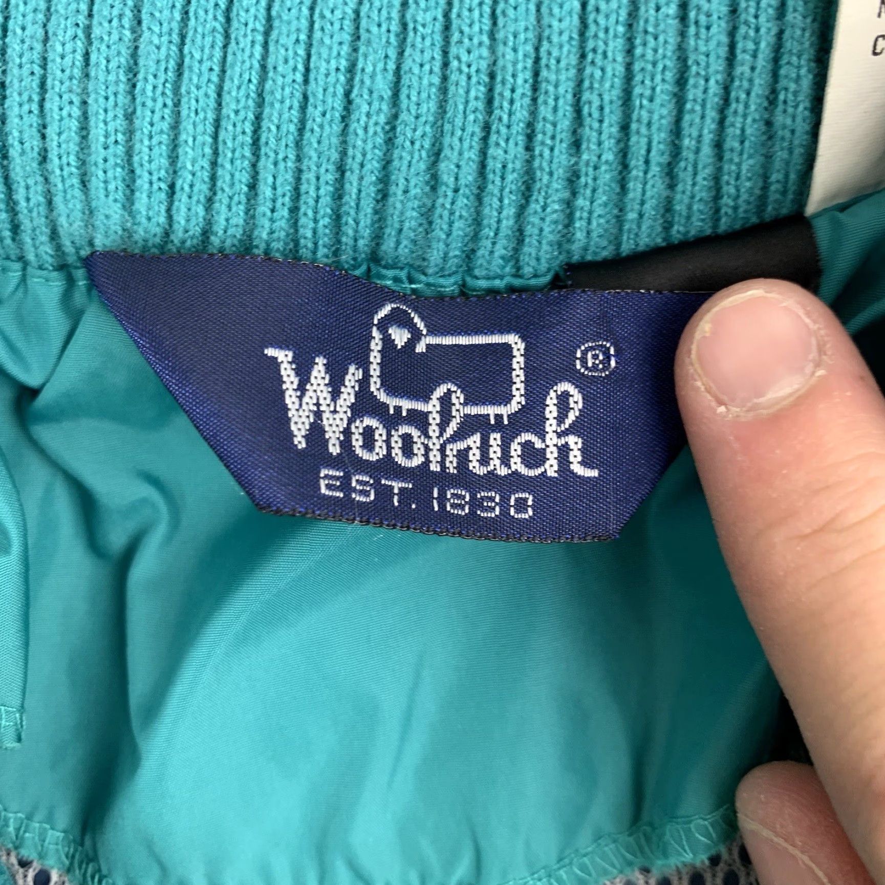 Vintage Vintage Woolrich Windbreaker Jacket Adult XL Blue Light Weight 90s Outdoors USA Size US XL / EU 56 / 4 - 3 Thumbnail