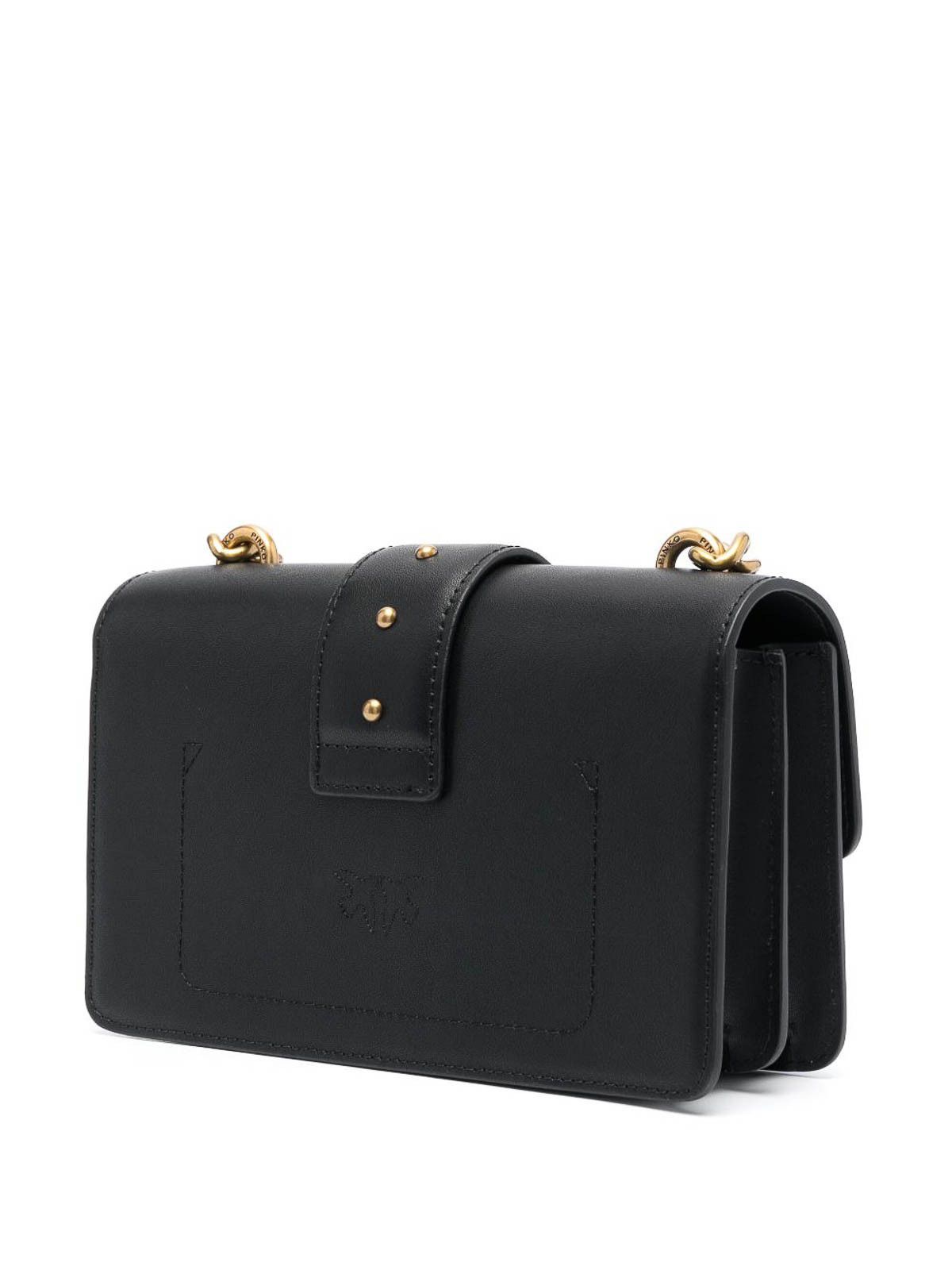 Pinko o1s22i1n0824 Size: OS / Classic Love Crossbody Bag in Black Size ONE SIZE - 3 Thumbnail
