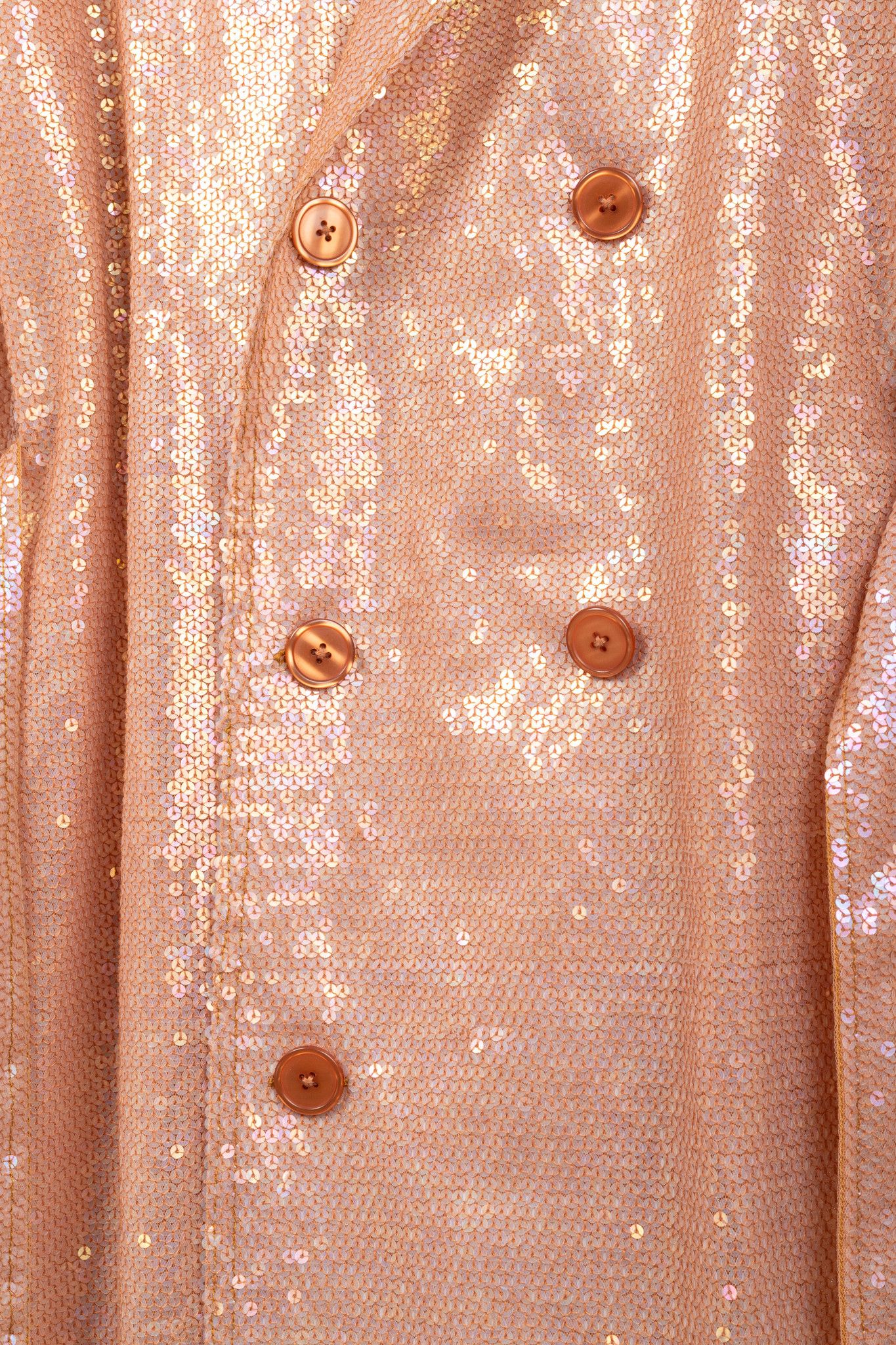 ASHISH Ashish SS19 Runway Sequin Double-Breasted Belted Trench Coat Size L / US 10 / IT 46 - 10 Thumbnail