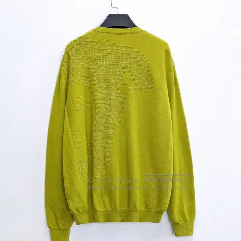 Versace Versace L Size Yellow Long Sleeve Sweater . Size US L / EU 52-54 / 3 - 2 Thumbnail