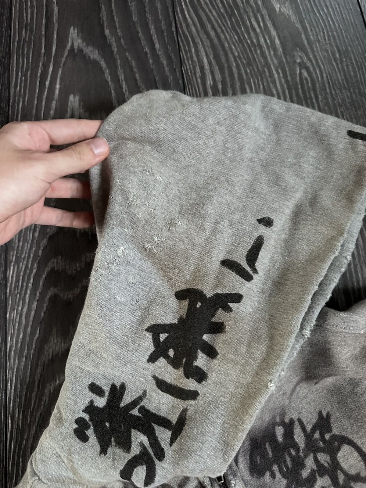Balenciaga balenciaga skater graffiti distressed zip up hoodie grey Size US XS / EU 42 / 0 - 9 Thumbnail