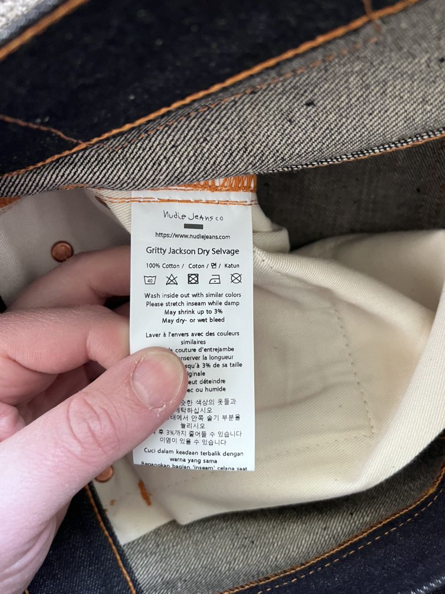 Nudie Jeans Nudie Gritty Jackson Dry Selvedge Size US 31 - 5 Thumbnail