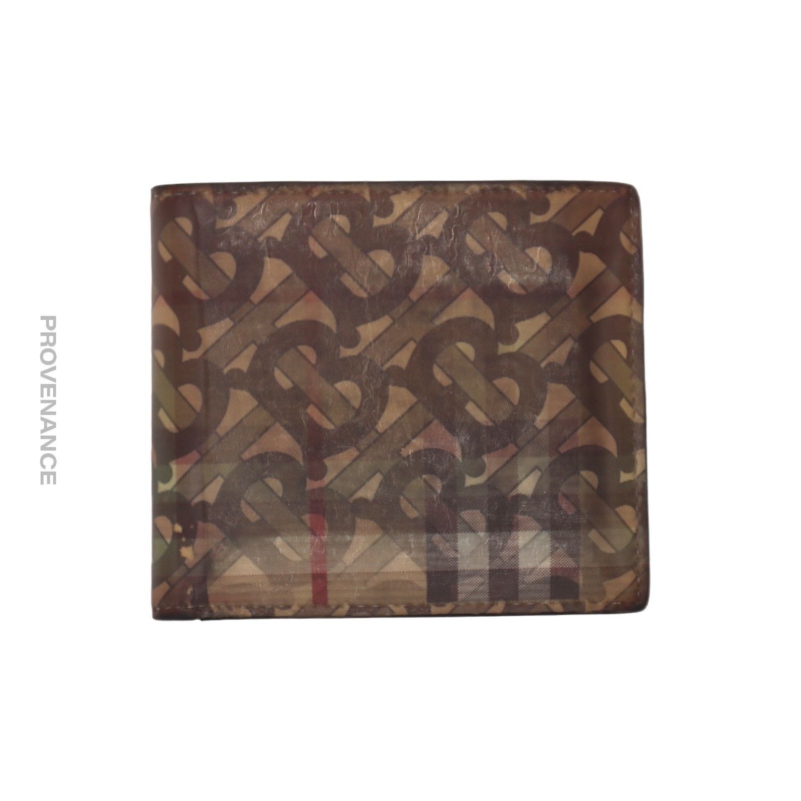 Burberry 🔴 Burberry Bifold Wallet - Hologram TB Monogram Check Size ONE SIZE - 1 Thumbnail