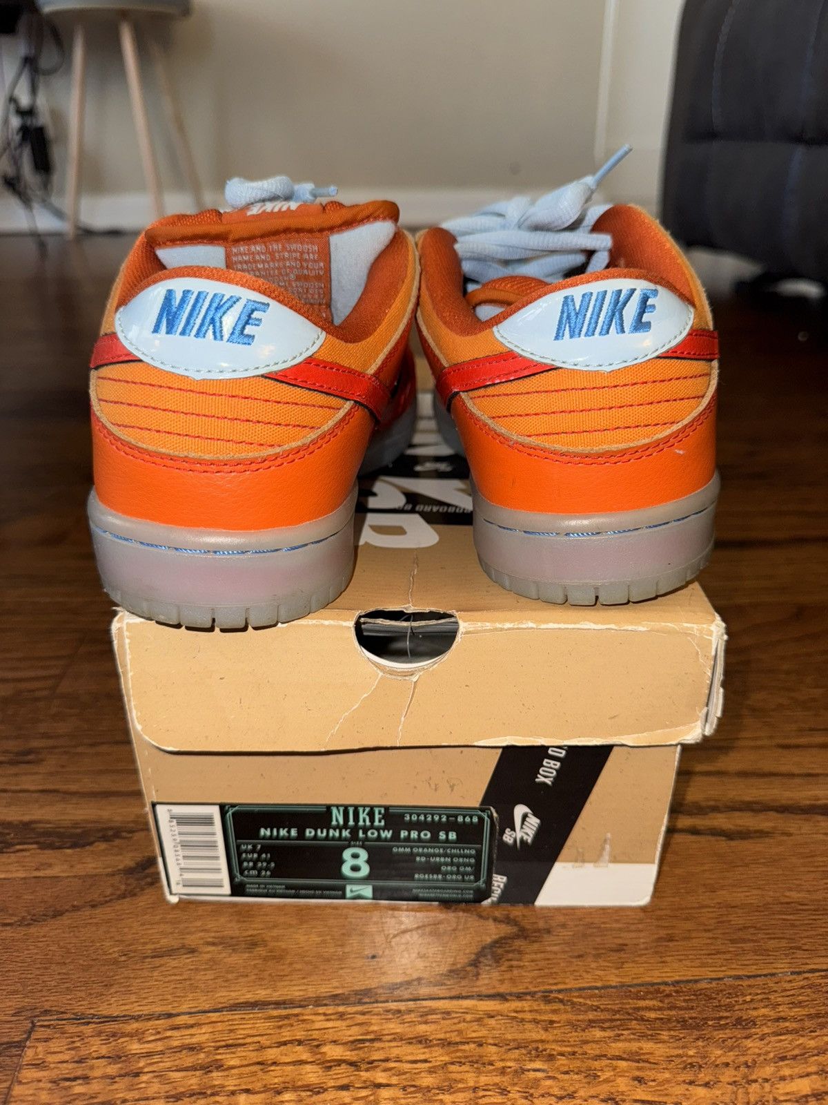 Nike Nike SB Dunk Pro 'Fire & Ice' 2013 Size US 8 / EU 41 - 6 Thumbnail