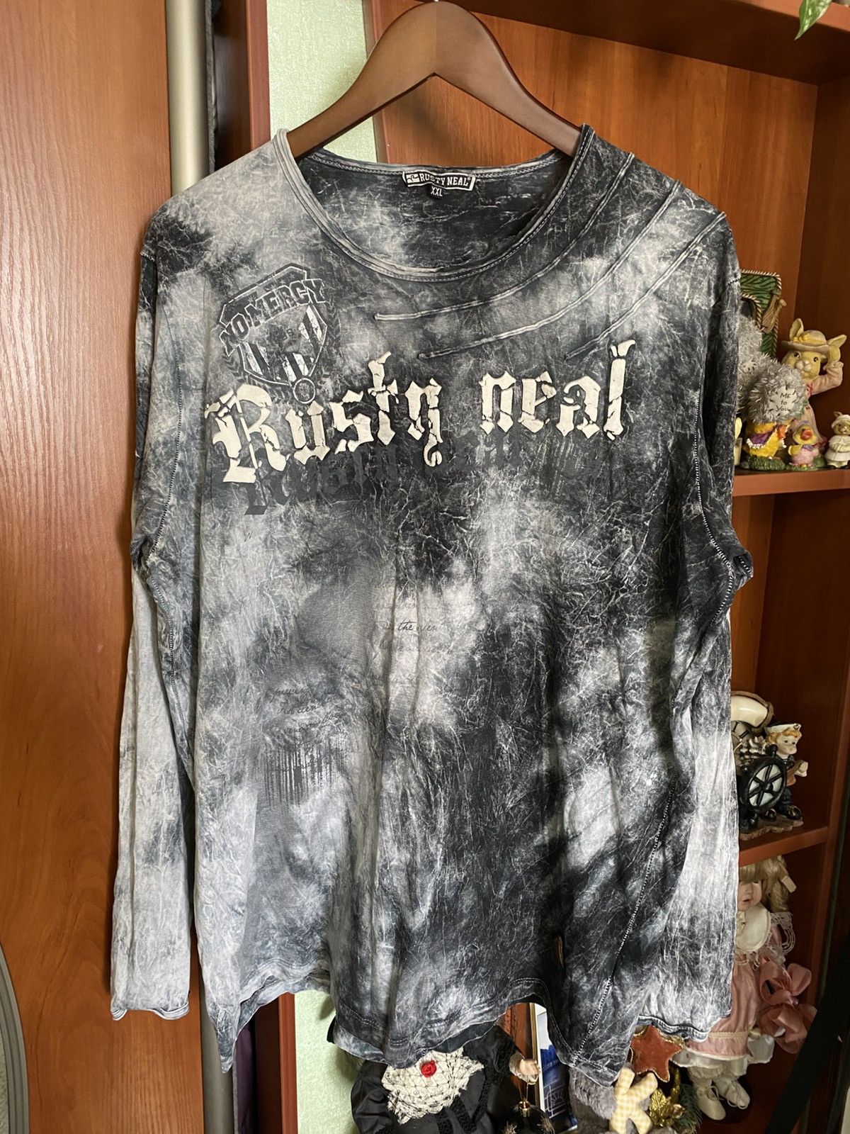 Affliction × Ed Hardy Rare opium affliction style Rusty Neal marble longsleeve tee Size US XL / EU 56 / 4 - 1 Thumbnail