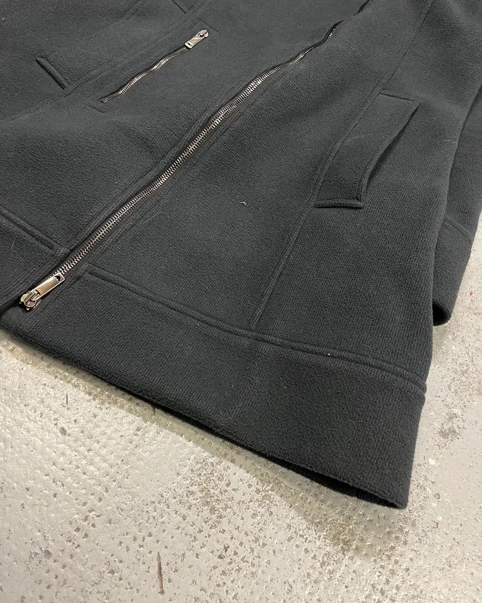 Emporio Armani AW2009 Emporio Armani Fur Collar Black Long Coat Size S / US 4 / IT 40 - 7 Thumbnail