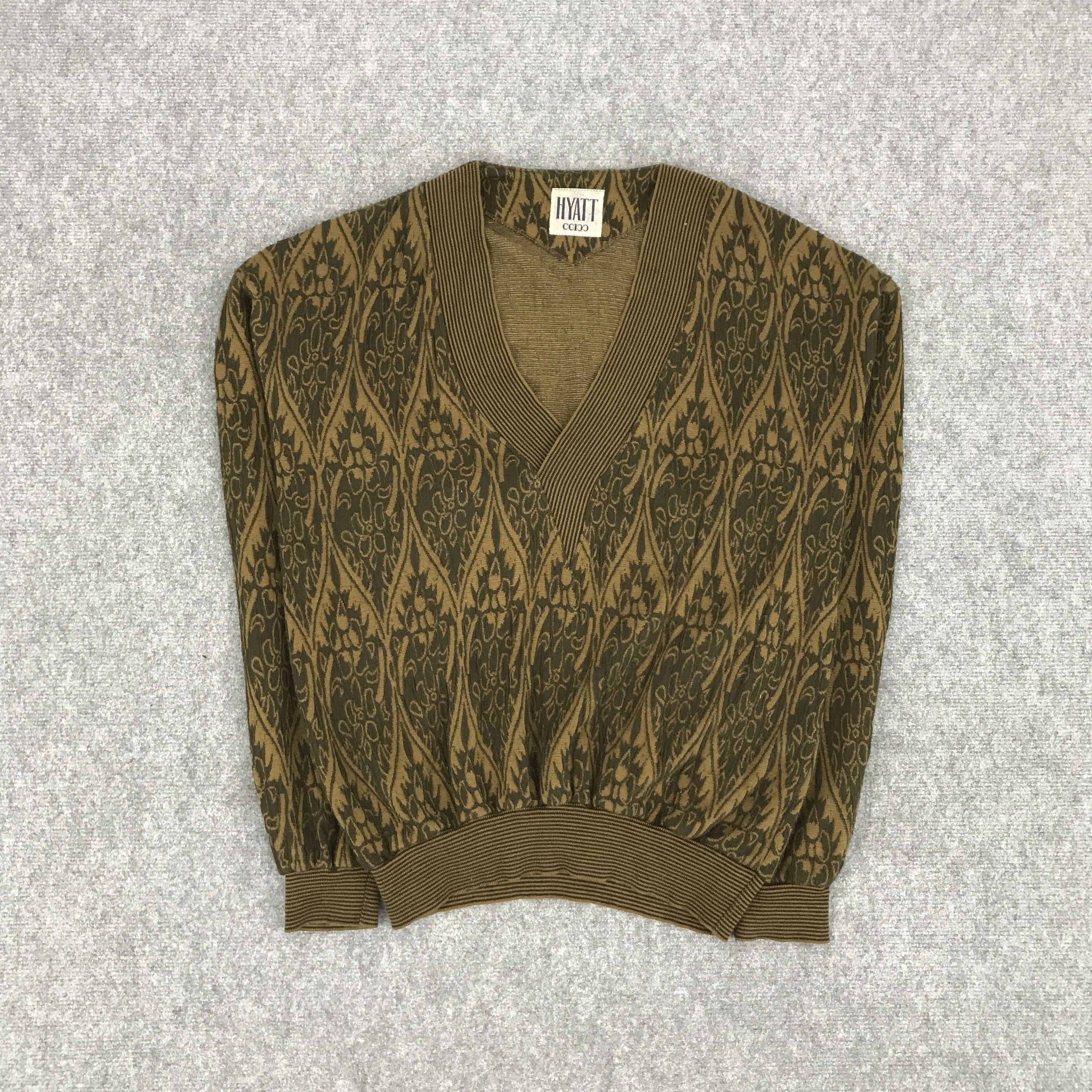 Japanese Brand HYATT JAPAN FASHION DESIGN SWEATSHIRTS Size US L / EU 52-54 / 3 - 1 Thumbnail