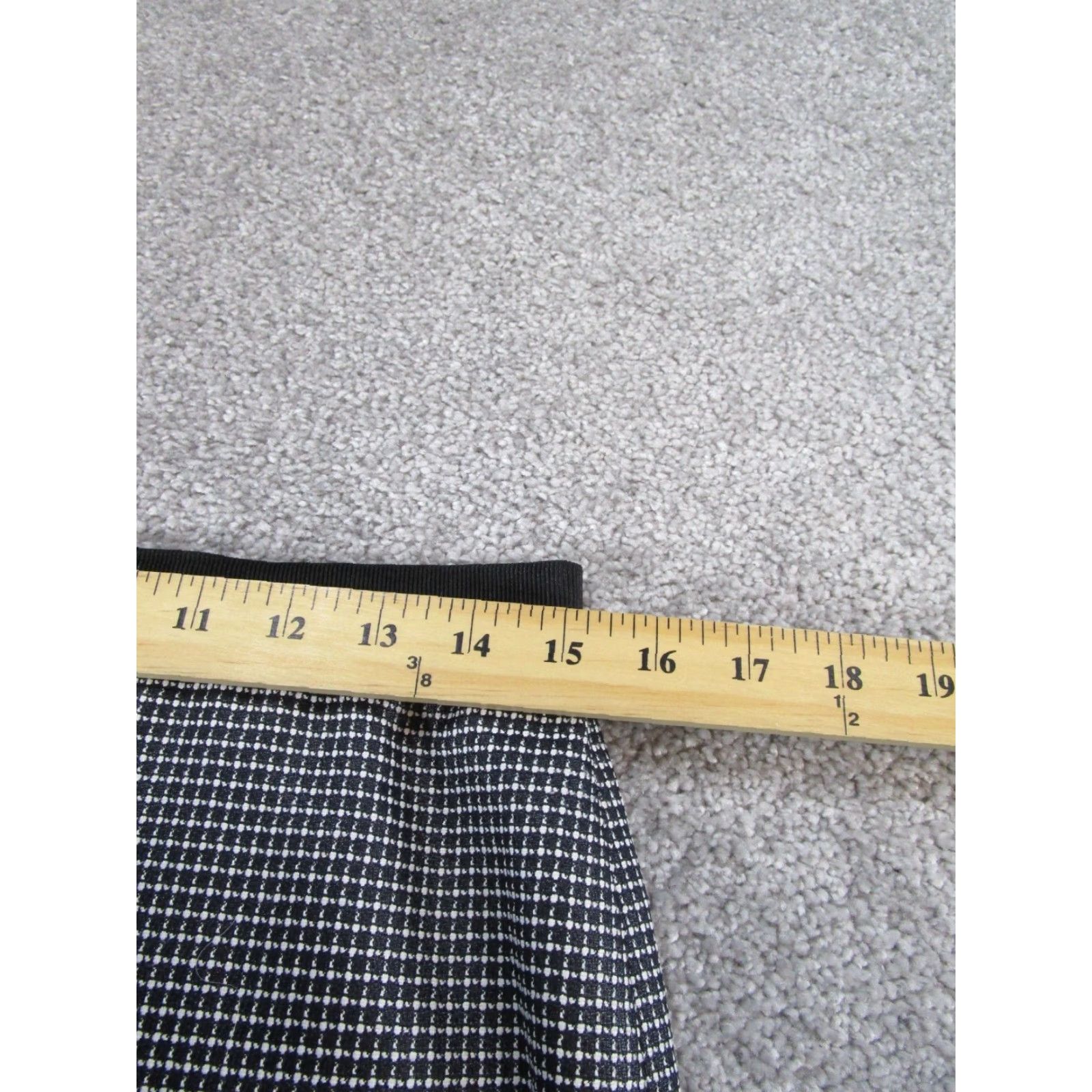 Ann Taylor VINTAGE Ann Taylor Skirt Womens 8 Petite Black/White Pencil Office Knee Length Zipper Zipper Size 30" / US 8 / IT 44 - 4 Thumbnail
