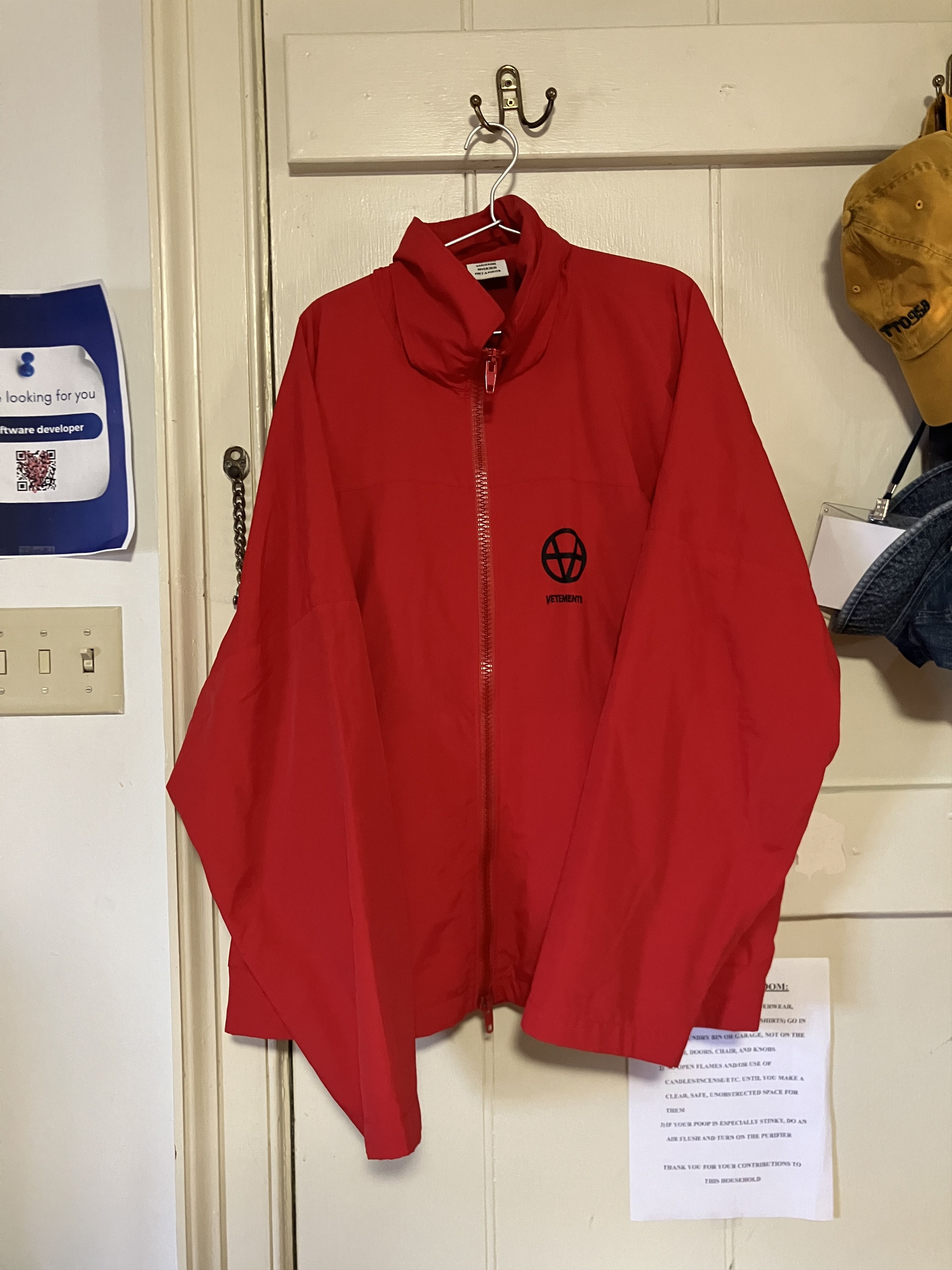 Vetements FW19-20 Anarchy Oversized Track Jacket Size US L / EU 52-54 / 3 - 2 Thumbnail