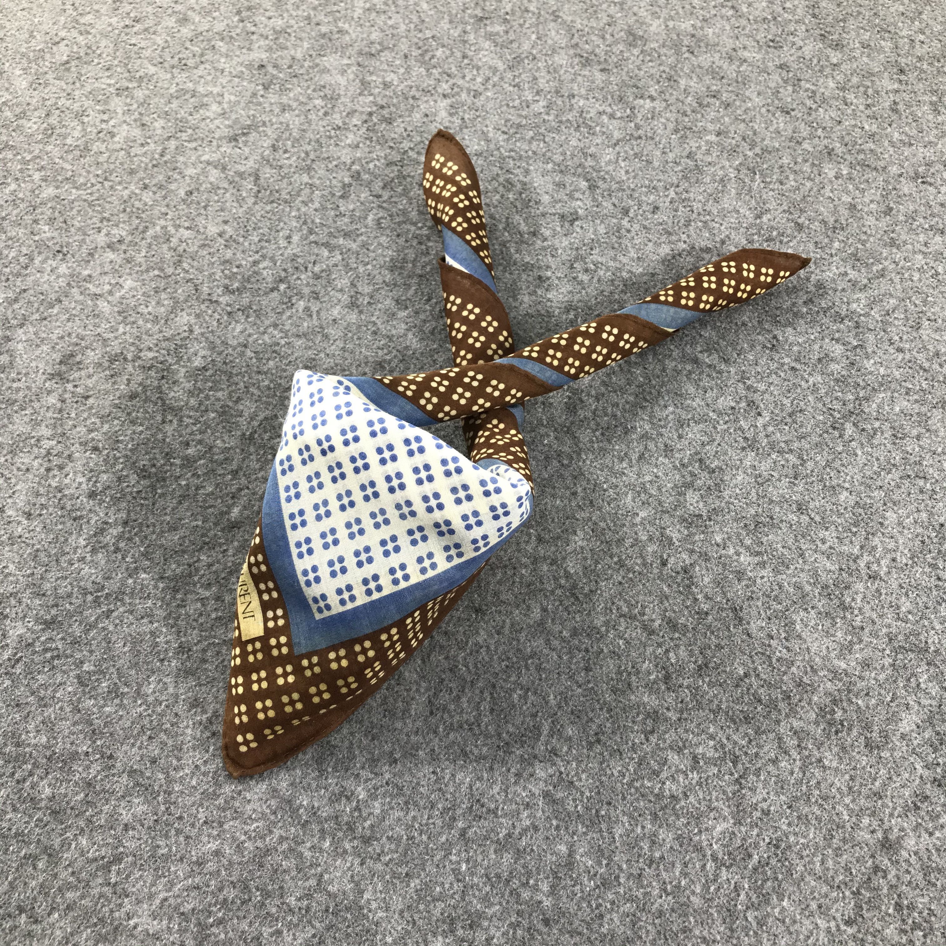 Yves Saint Laurent Yves Saint Laurent Handkerchief Neckerchief Bandana H380 Size ONE SIZE - 2 Thumbnail