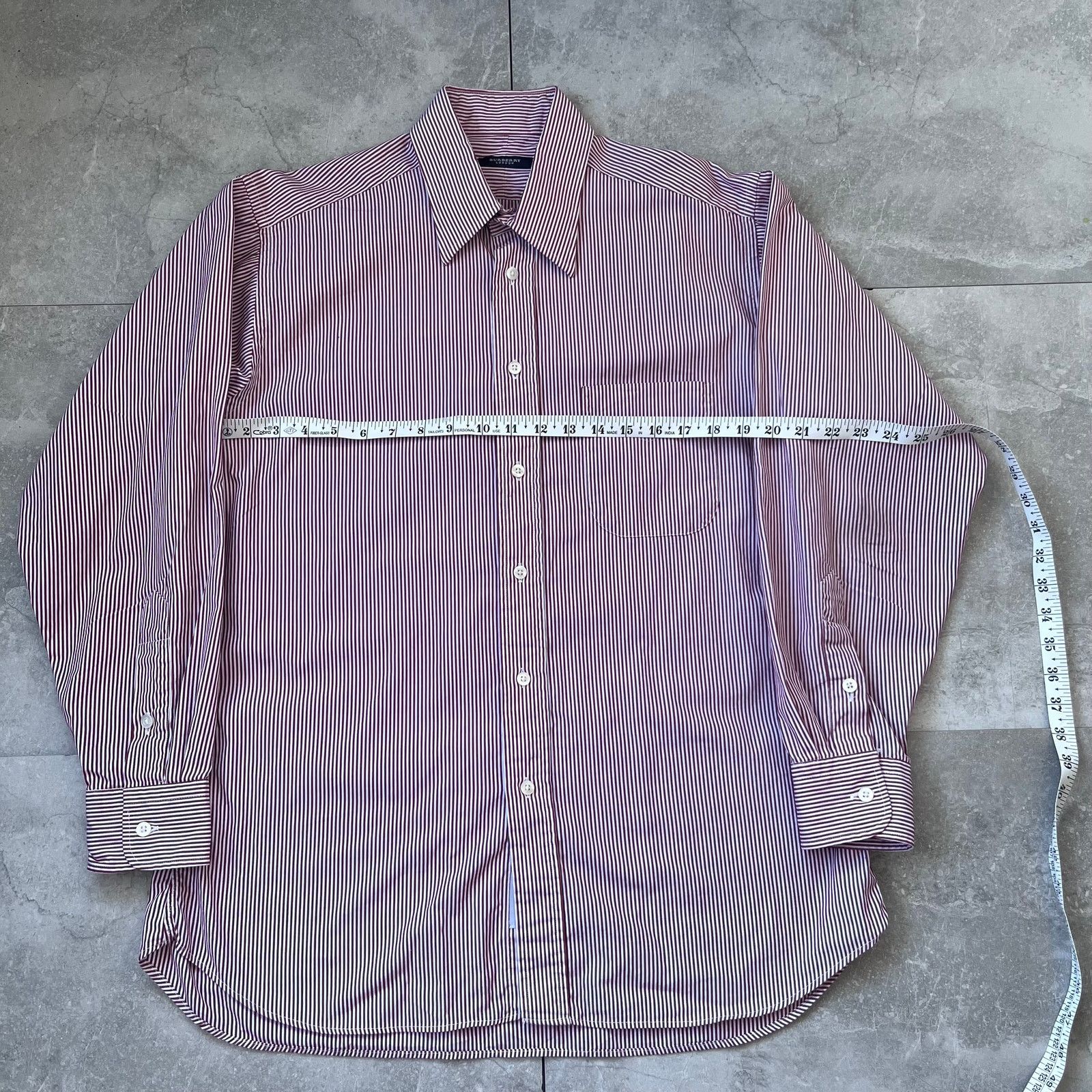 Burberry Burberry London Men’s Red Button-Up Shirt – Size 15.5/33 Size US M / EU 48-50 / 2 - 4 Thumbnail