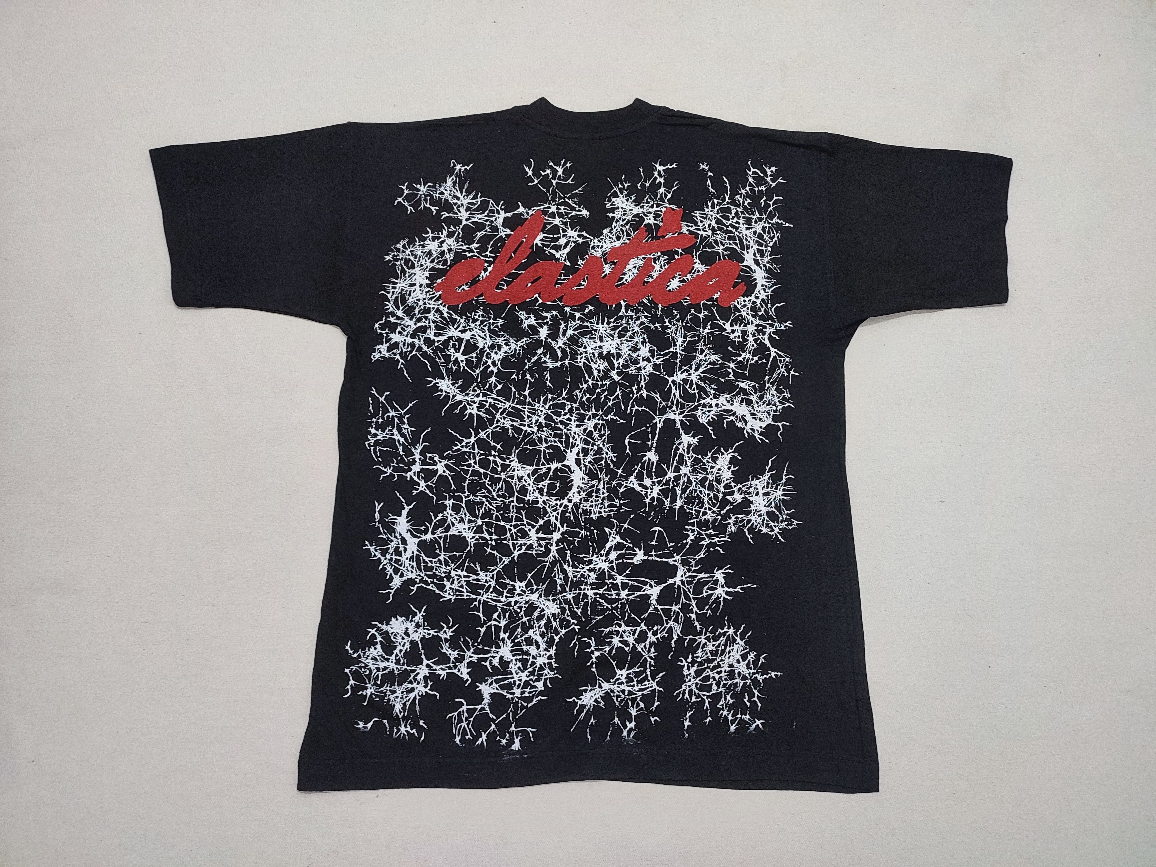 Vintage Nearly Deadstock True Vintage 1990s Elastica Overprint Tee Size US XL / EU 56 / 4 - 2 Thumbnail
