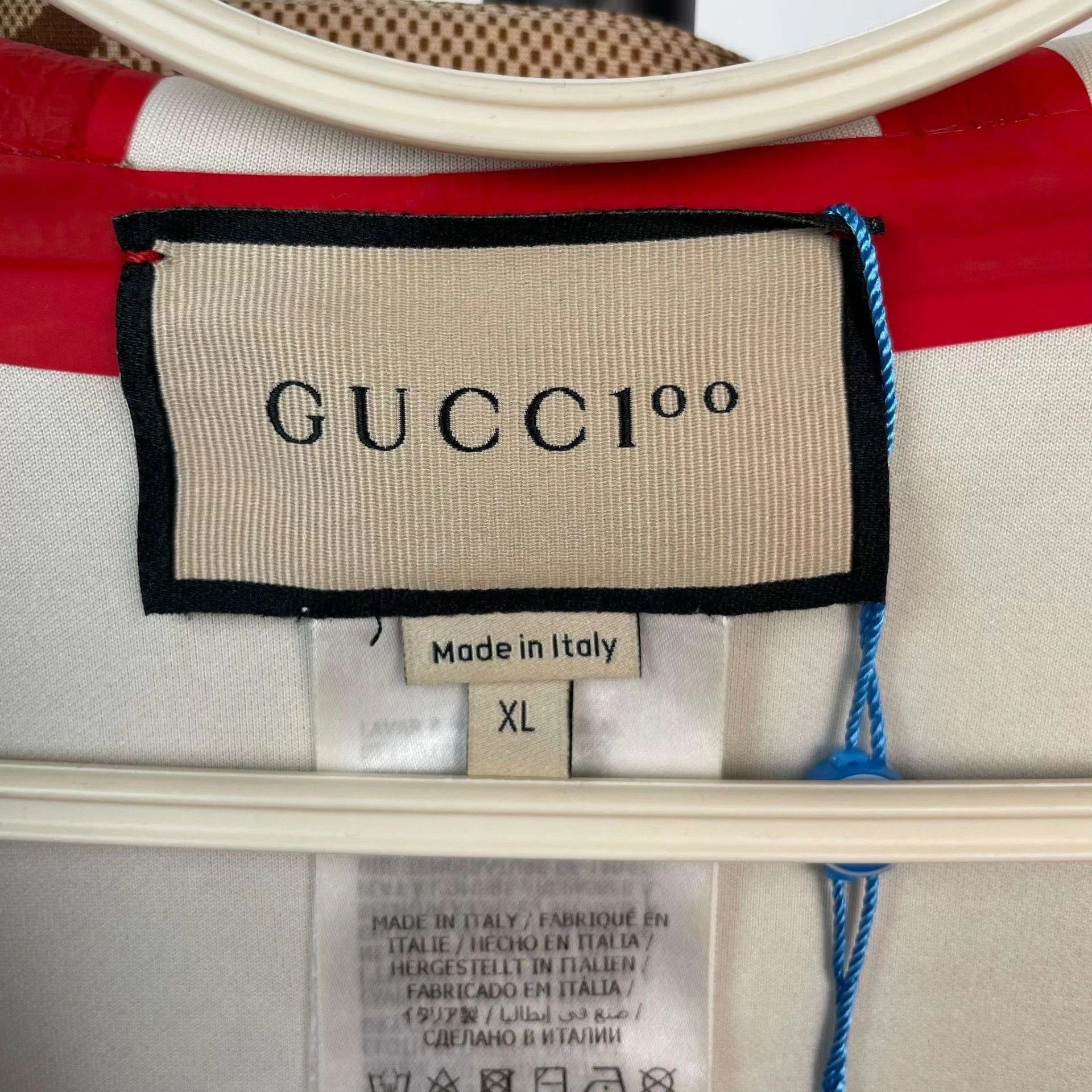 Gucci Gucci 100th Anniv Solid GG Monogram Hooded Jkt XL Size XL / US 12-14 / IT 48-50 - 4 Thumbnail