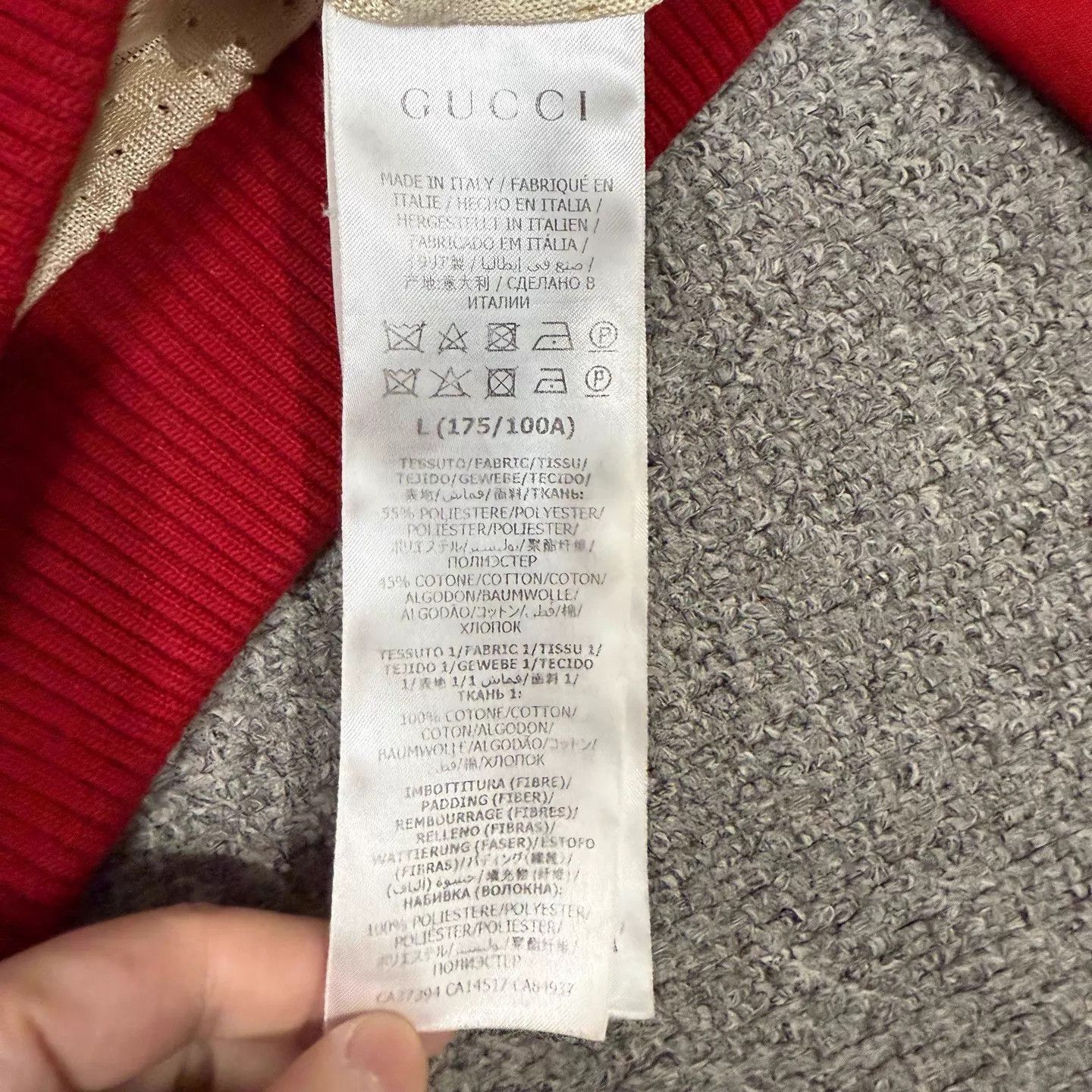 Gucci Gucci white and red color blocked suit L Size L / US 10 / IT 46 - 4 Thumbnail