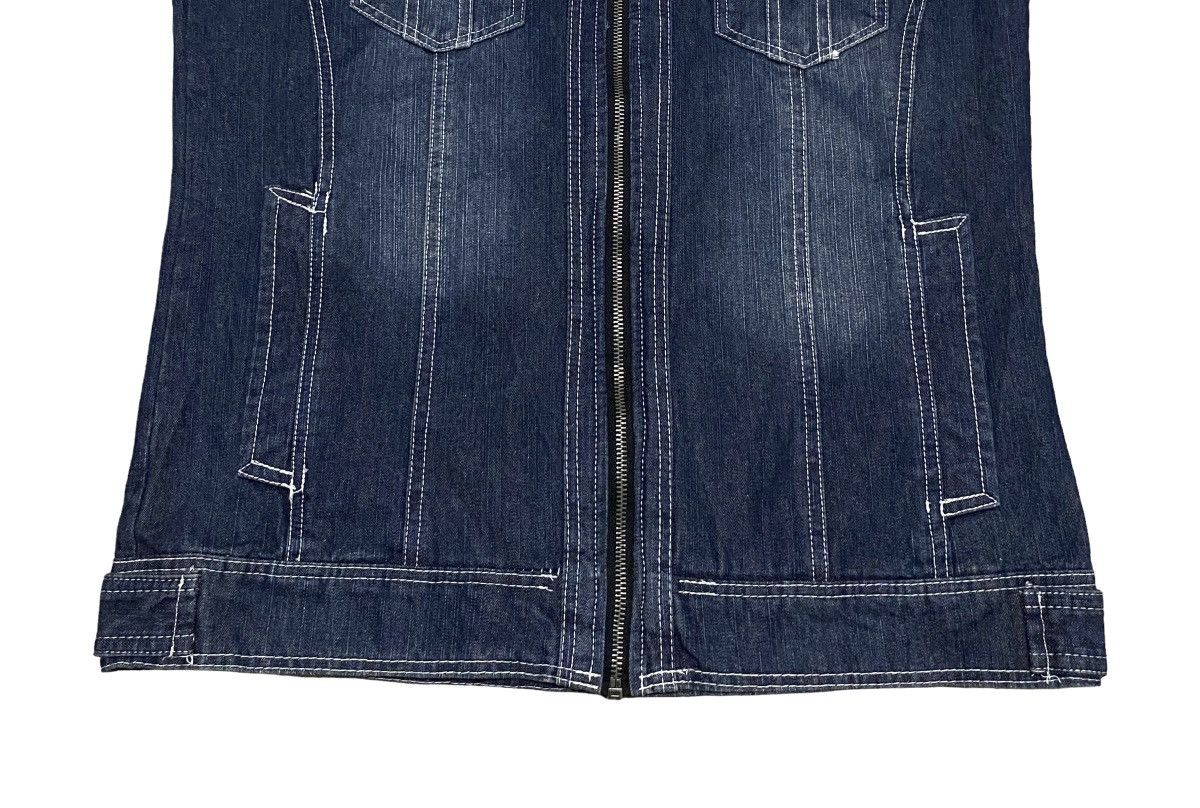 In The Attic Rare Design Vintage In The Attic Tactical Denim Jacket 1990s Size US L / EU 52-54 / 3 - 5 Thumbnail