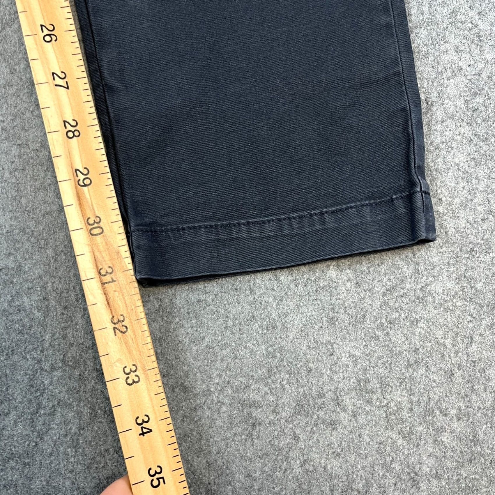 Hugo Boss Hugo Boss Mens Chino Trousers Slim Tapered 34 Navy Blue Stretch Canvas 5-Pocket Flat Front Size US 34 / EU 50 - 4 Thumbnail