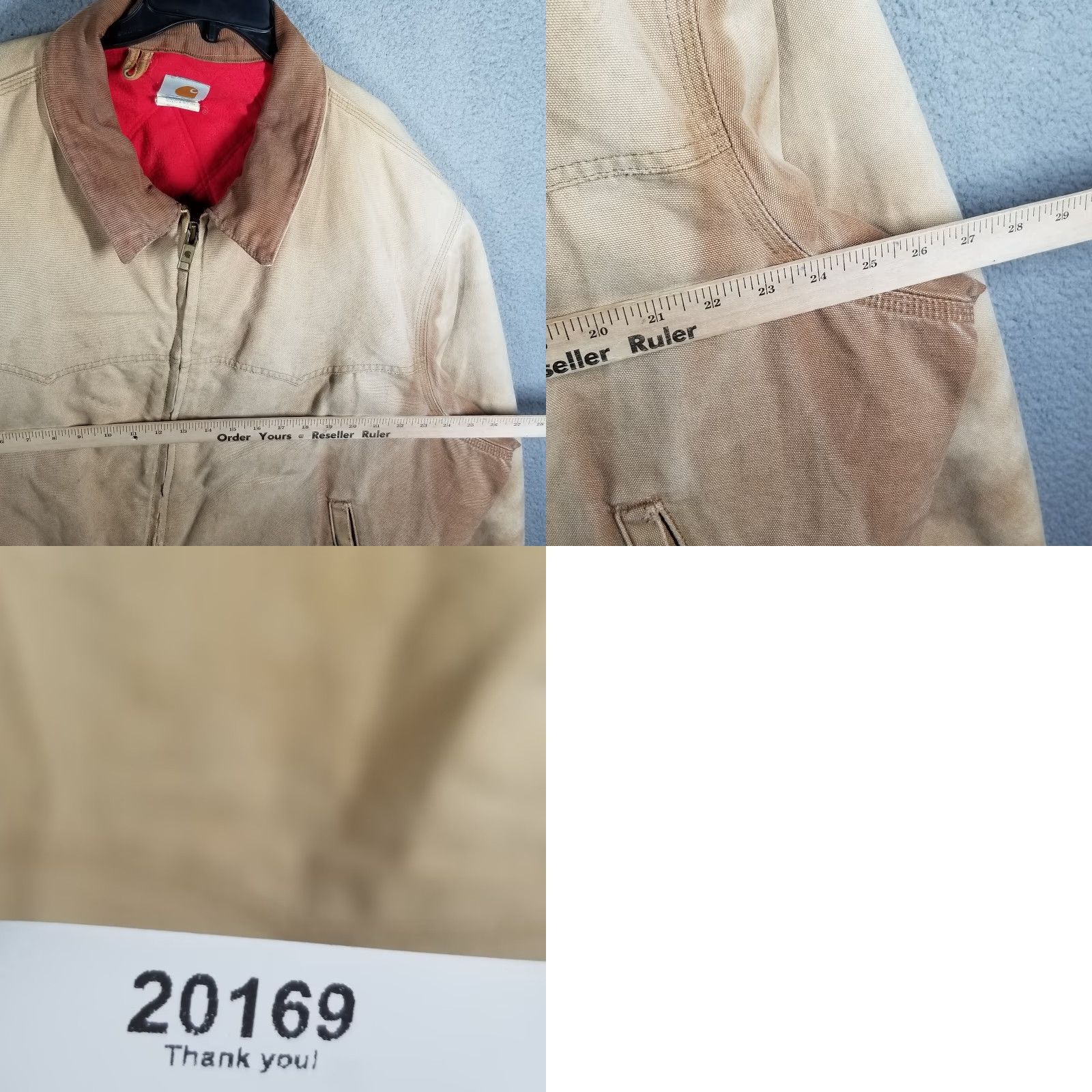 Carhartt VINTAGE Carhartt Jacket Mens Bomber J13 BRN 4XL Brown 90s Workwear Camouflage Not Size US XXL / EU 58 / 5 - 8 Thumbnail