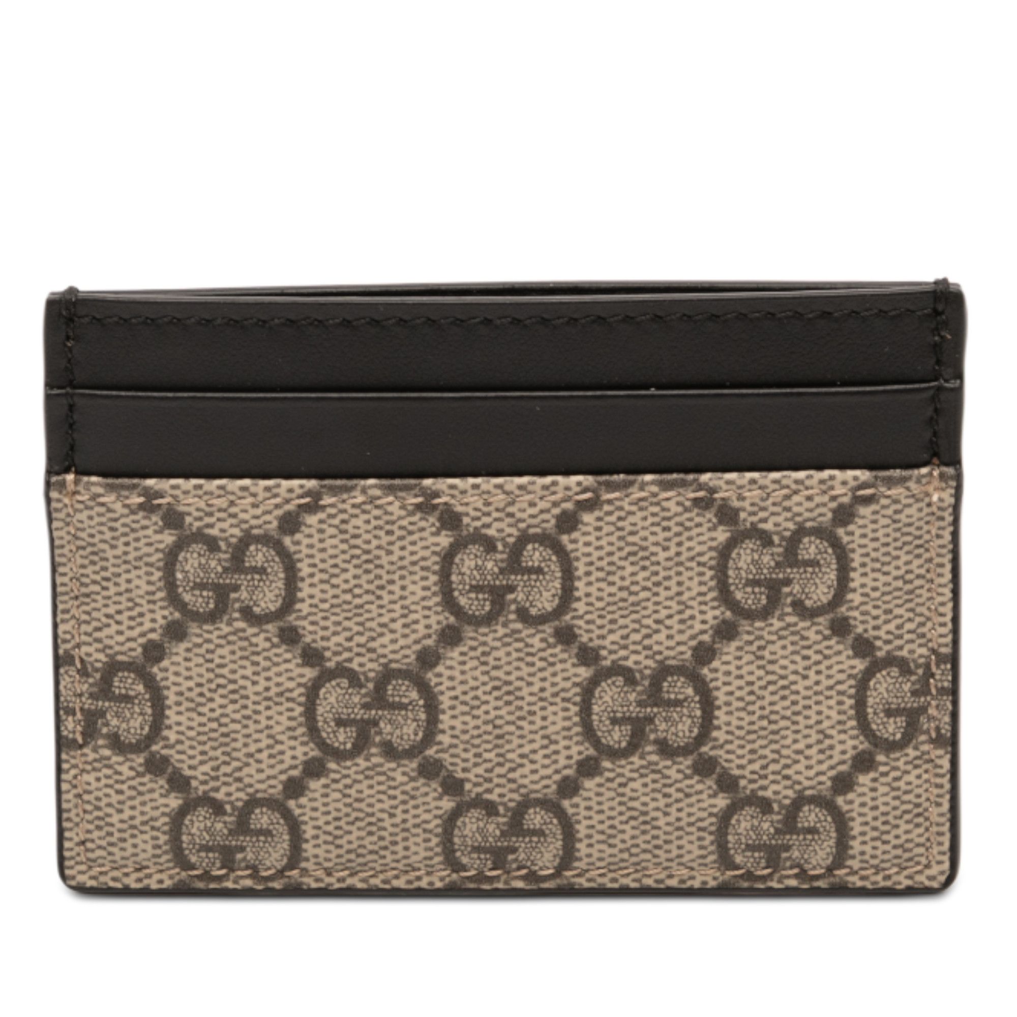 Gucci Gucci GG Supreme Card Holder Size ONE SIZE - 1 Thumbnail
