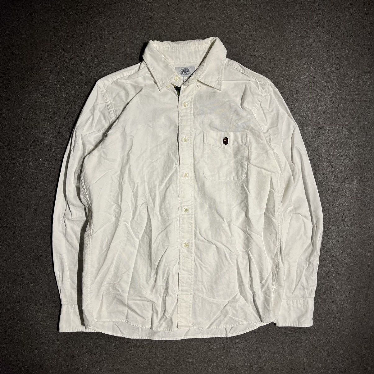 Bape A Bathing Ape Button Up Longsleeve Size US L / EU 52-54 / 3 - 1 Thumbnail