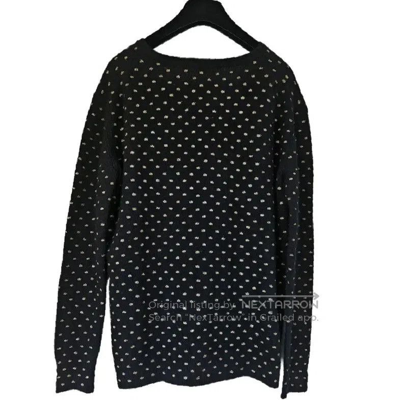 Dior Dior Black Wool Polka Dot Long Sleeve Sweater . Size XXS / US 00 / IT 34 - 9 Thumbnail