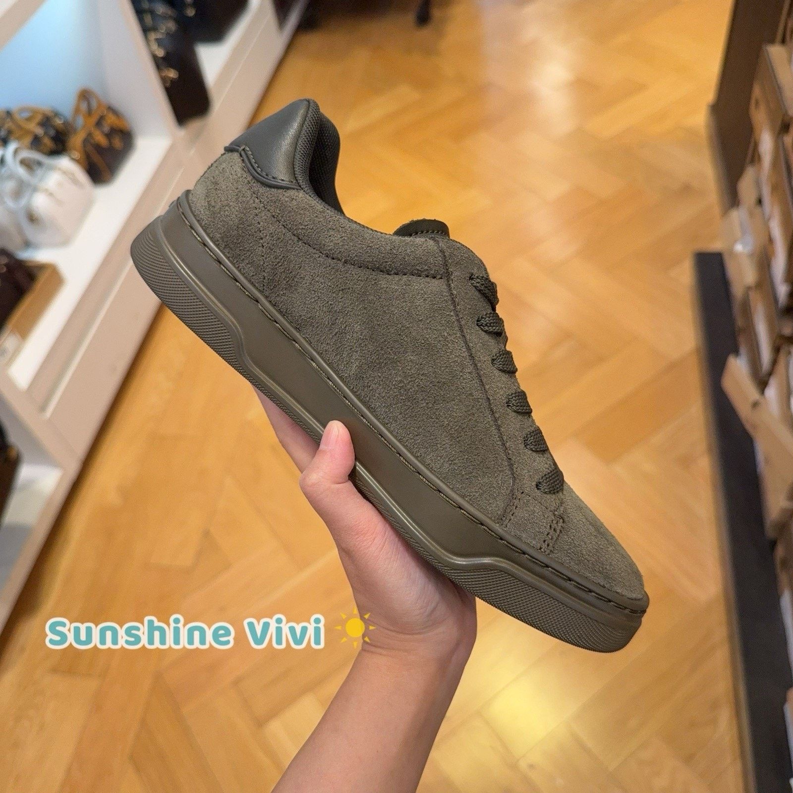 Coach NWT Coach Women's High Line Sneaker Olive CCI49 US 8 Size US 8 / IT 38 - 4 Thumbnail