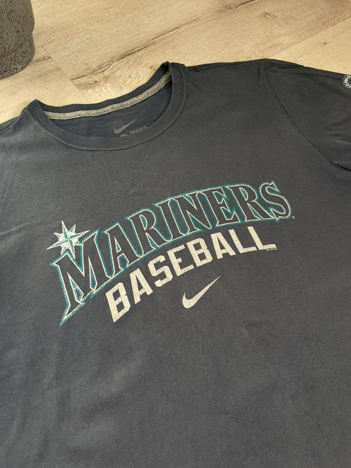 Nike × Vintage Vintage Nike Team MLB Mariners Baseball S T-shirt Y2k Size US L / EU 52-54 / 3 - 5 Thumbnail