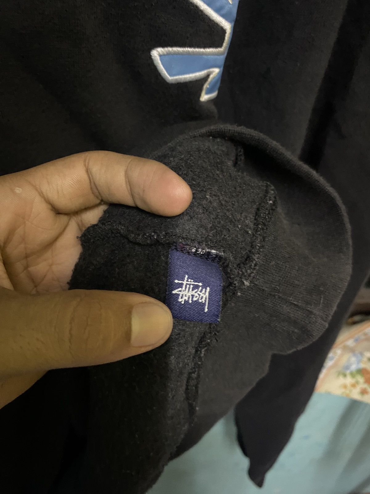 Stussy Vintage 90s Stussy hoodies x new york logo very rare Size US L / EU 52-54 / 3 - 7 Thumbnail