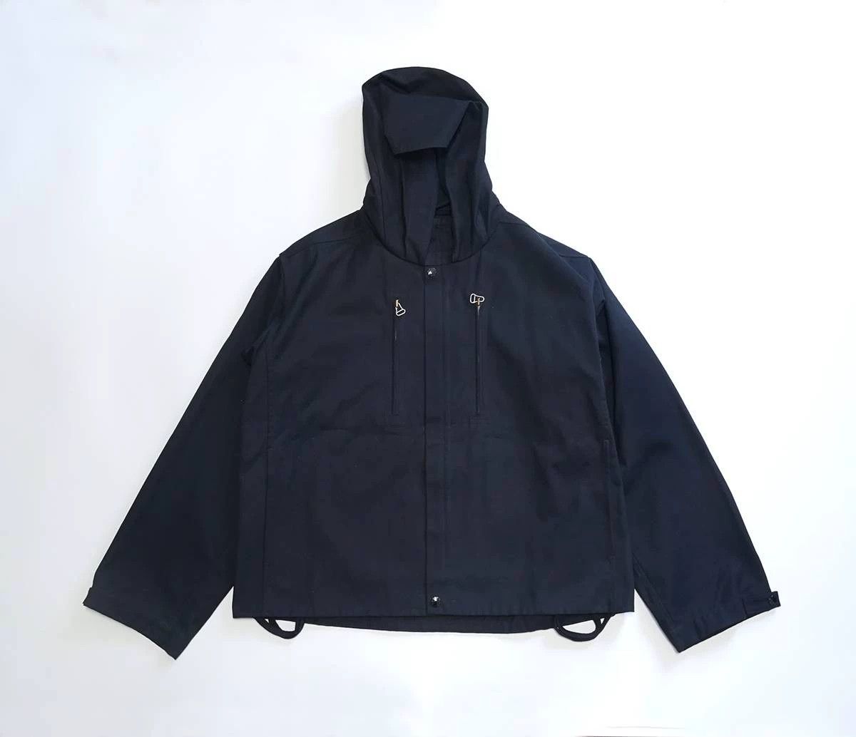 3MAN 3MAN SPORTS JACKET UK Made Cotton Canvas Hooded Black L Size US L / EU 52-54 / 3 - 2 Thumbnail