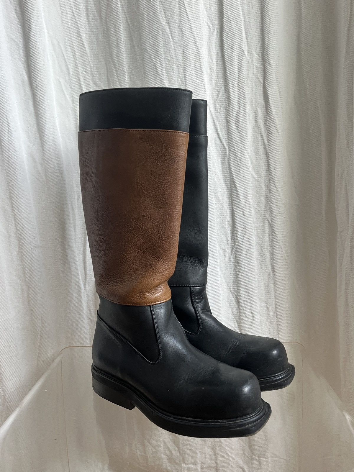 Dirk Bikkembergs AW97 Mismatched Patch Boots Size US 8 / EU 41 - 1 Thumbnail