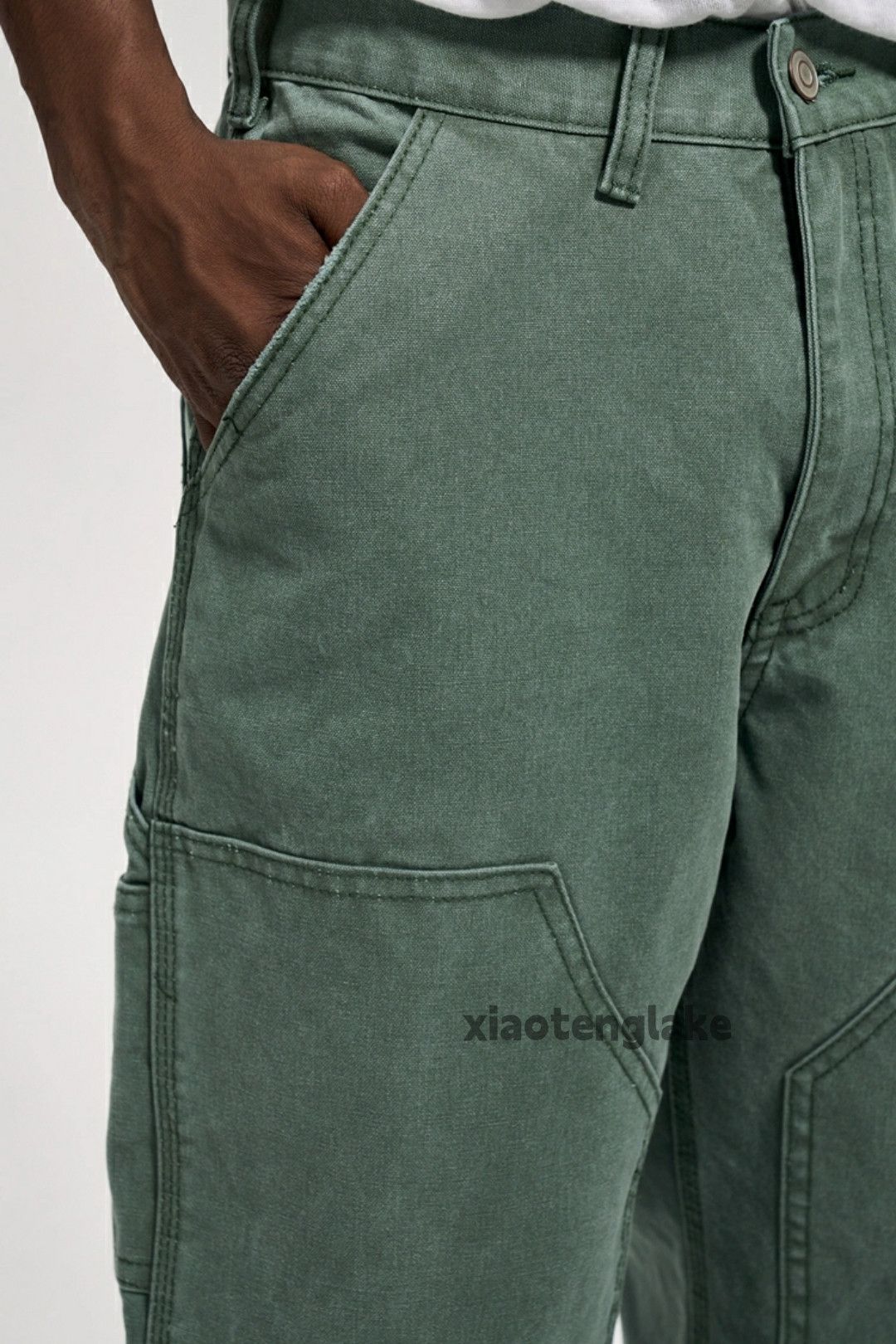 Jean × Vintage Washed faded cleanfit yuppie loose carpenter cargo pants Size US 36 / EU 52 - 7 Thumbnail