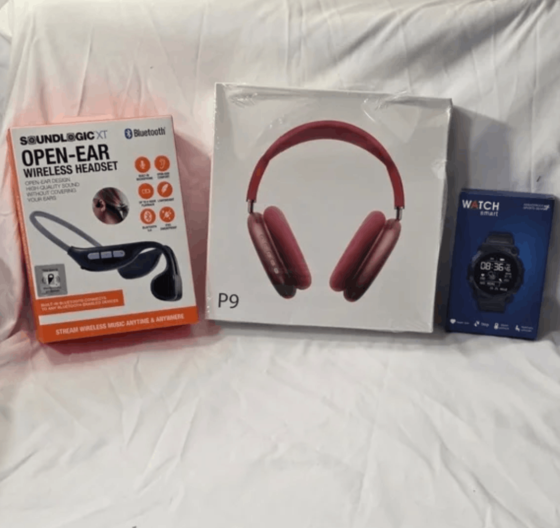 Other BUNDLE (RED P9 Headphones + SoundLogic + Black Watch) Size ONE SIZE - 1 Preview
