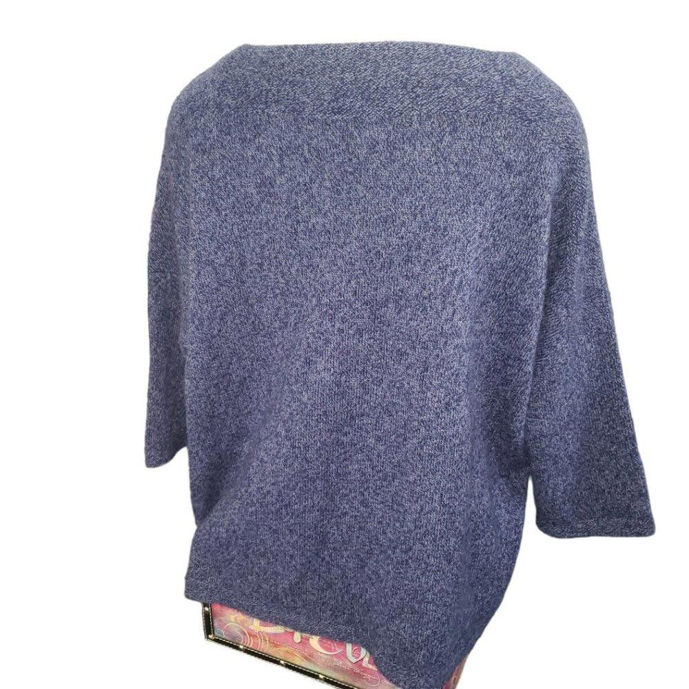 Designer CT788a Peruvian Connection Royal Alpaca Blue Sweater M/L Size M / US 6-8 / IT 42-44 - 4 Thumbnail