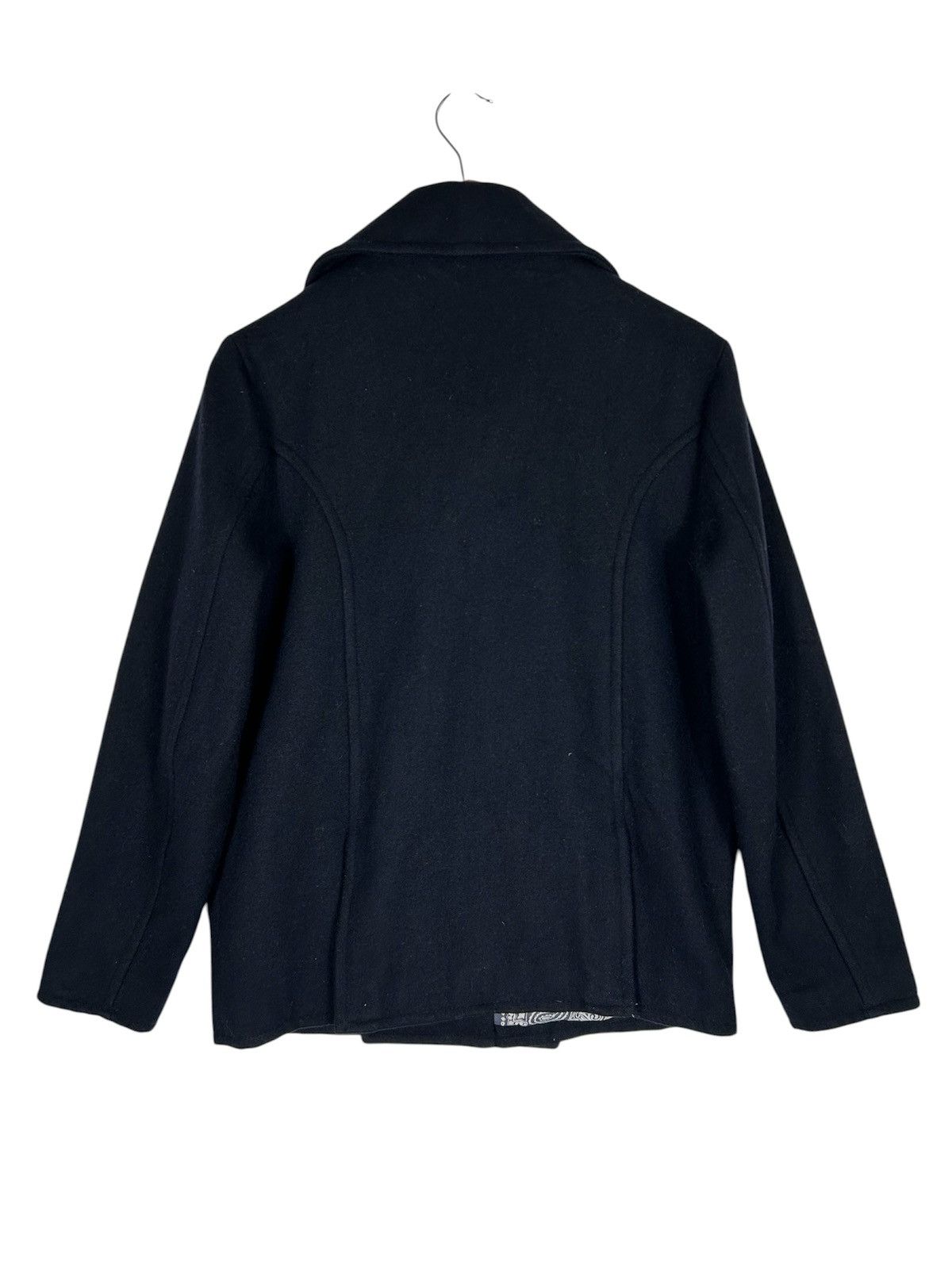 SSDD FUCT SSDD Wool Peacoat Jacket | Navy Blue Bandana Lining Size US S / EU 44-46 / 1 - 15 Thumbnail