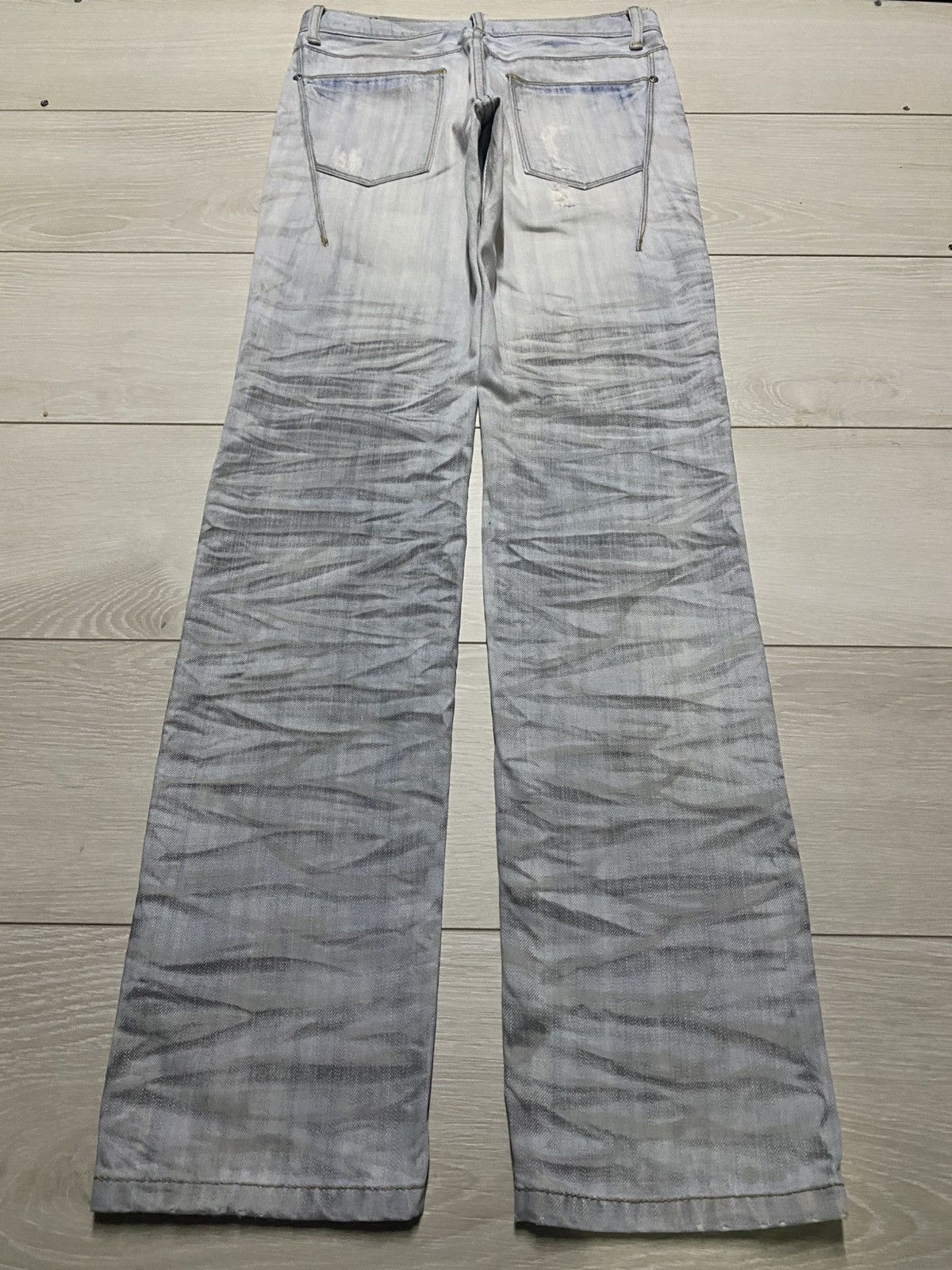 semanticdesign SemanticDesign Grey Denim Jeans Archive Style Y2K Size US 29 - 2 Thumbnail