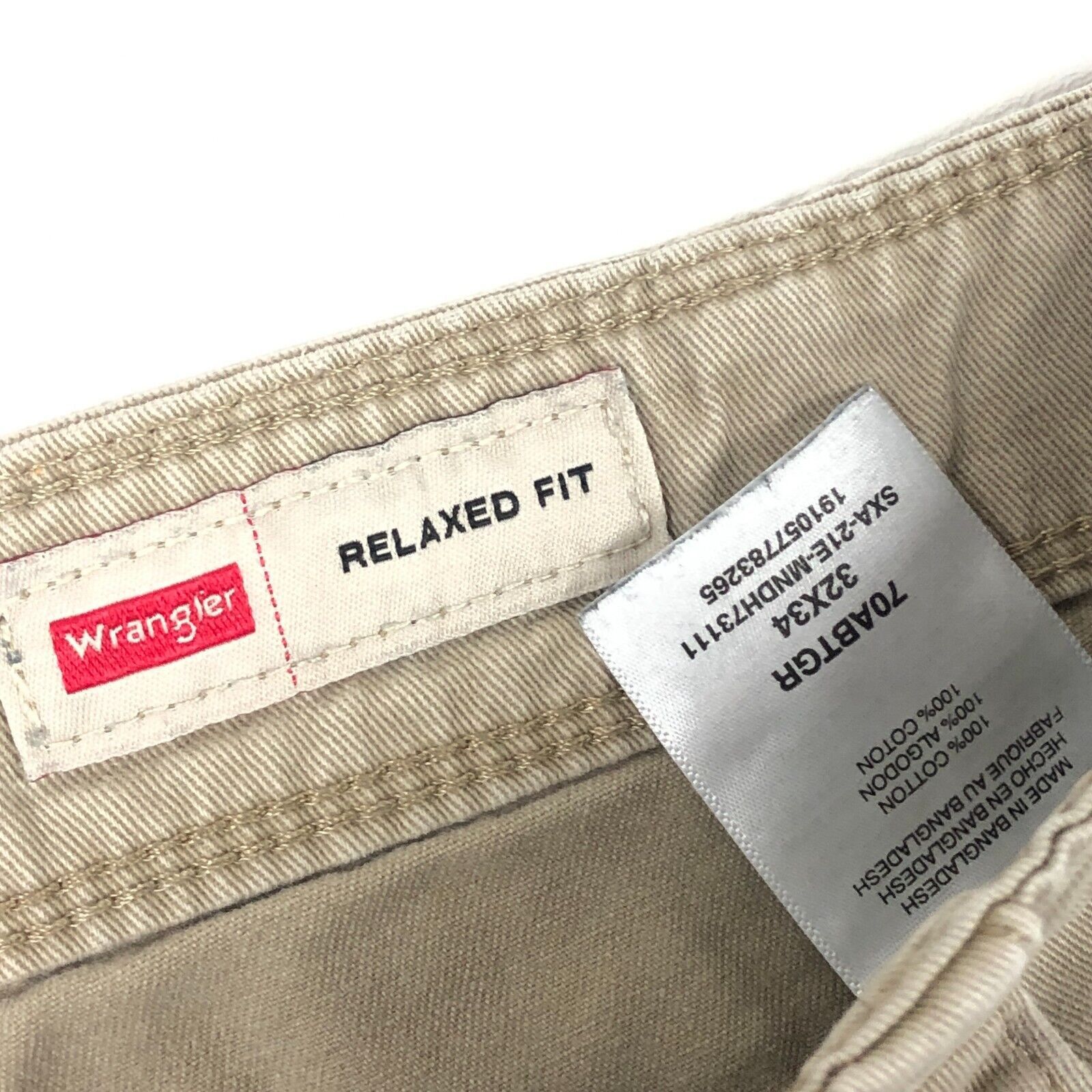 Wrangler Wrangler Relaxed Fit Tan Brown Cargo Pants size 32x34 B2 Size US 32 / EU 48 - 5 Thumbnail