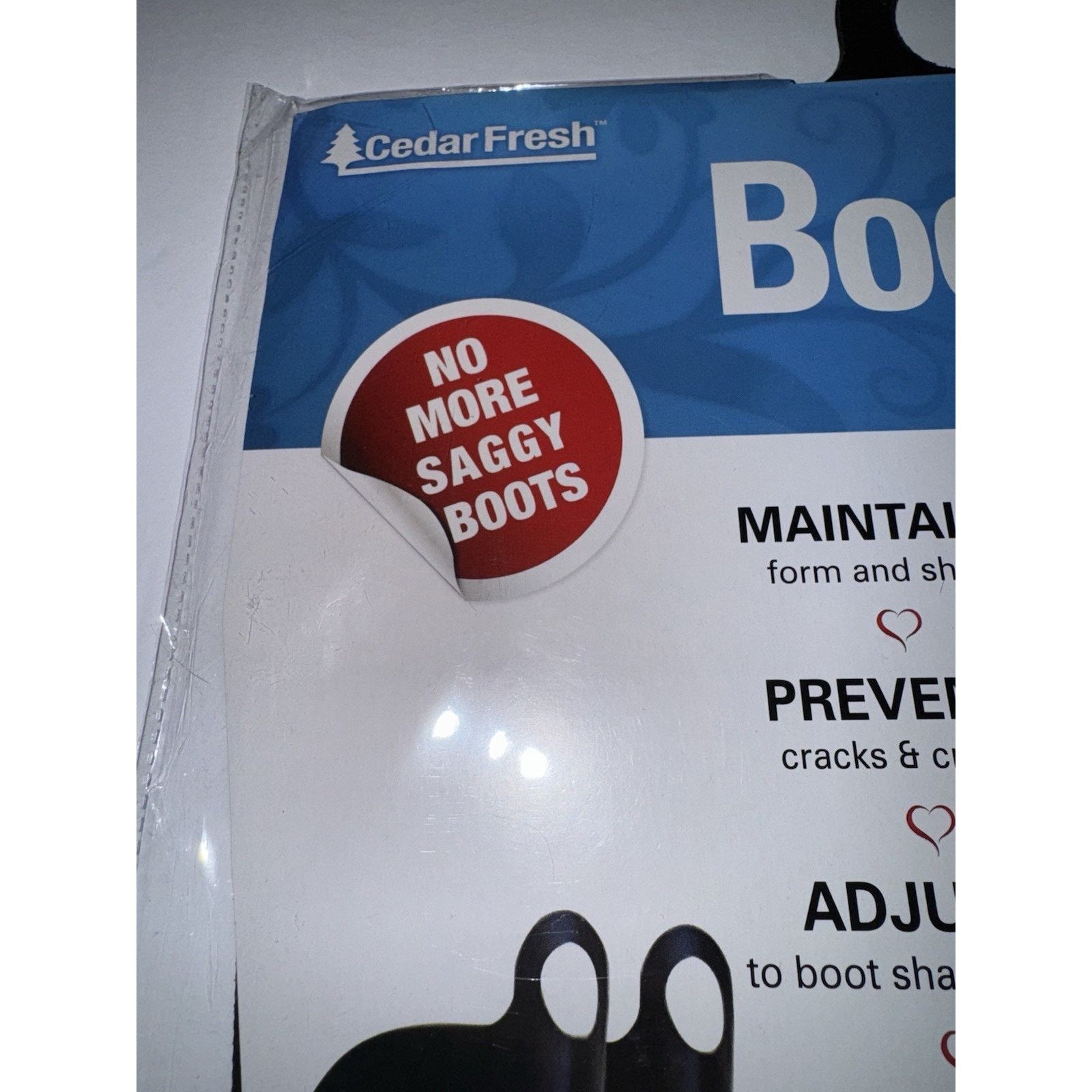 The Unbranded Brand Boot Shapers Cedar Fresh Adjustable Pack Of 4 Black New Size ONE SIZE - 8 Thumbnail