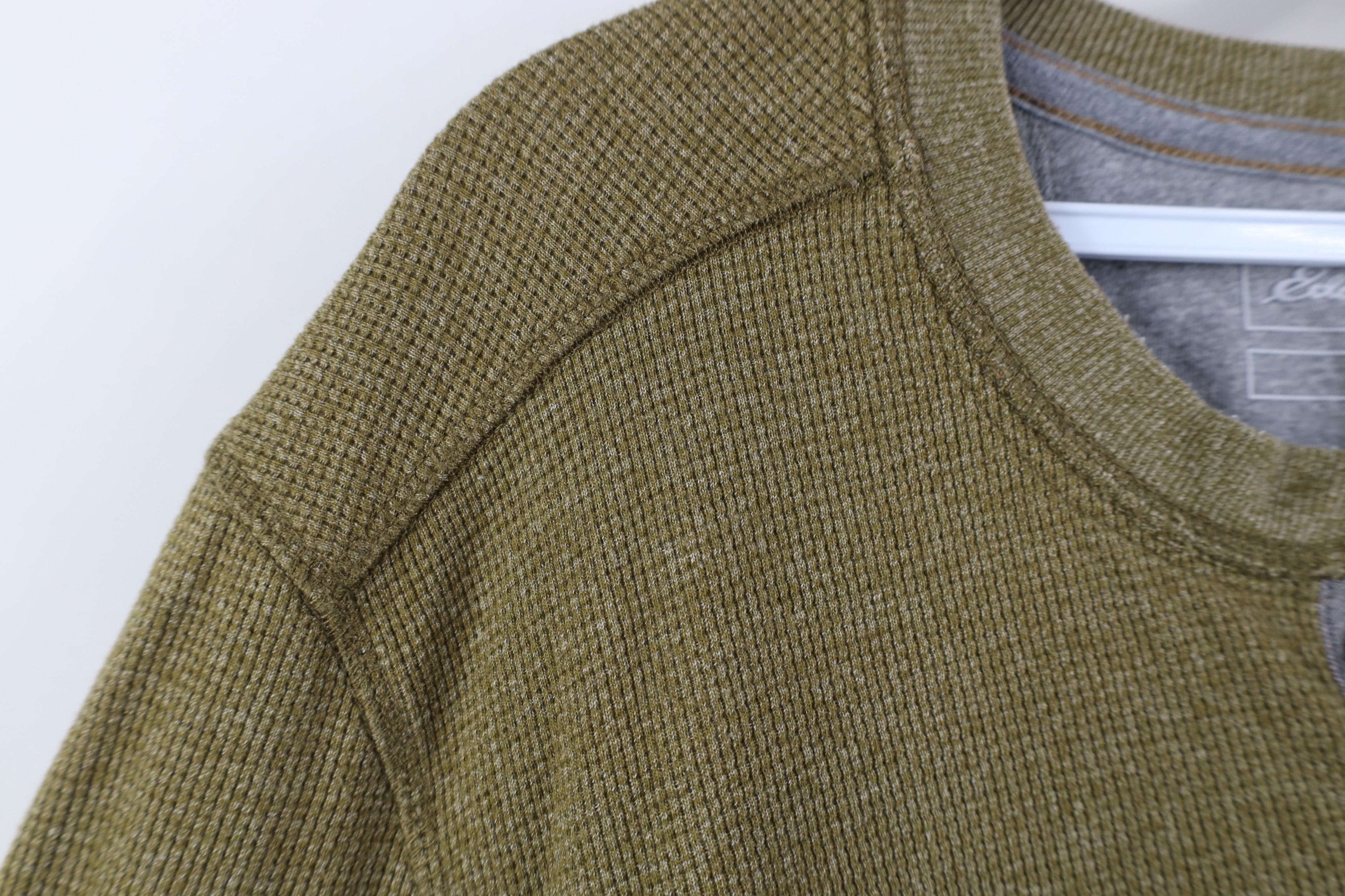 Eddie Bauer Vintage Y2K Eddie Bauer Knit Long Sleeve Henley T-Shirt Size US L / EU 52-54 / 3 - 5 Thumbnail