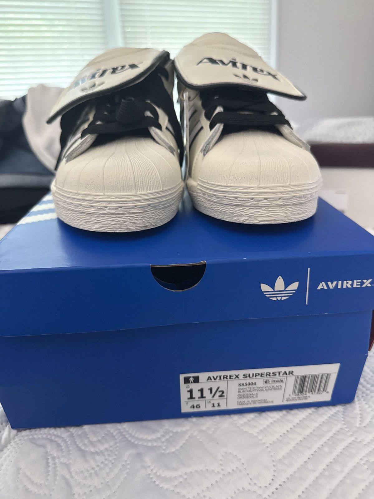 Adidas Adidas x Avirex Superstars Size US 11.5 / EU 44-45 - 5 Thumbnail