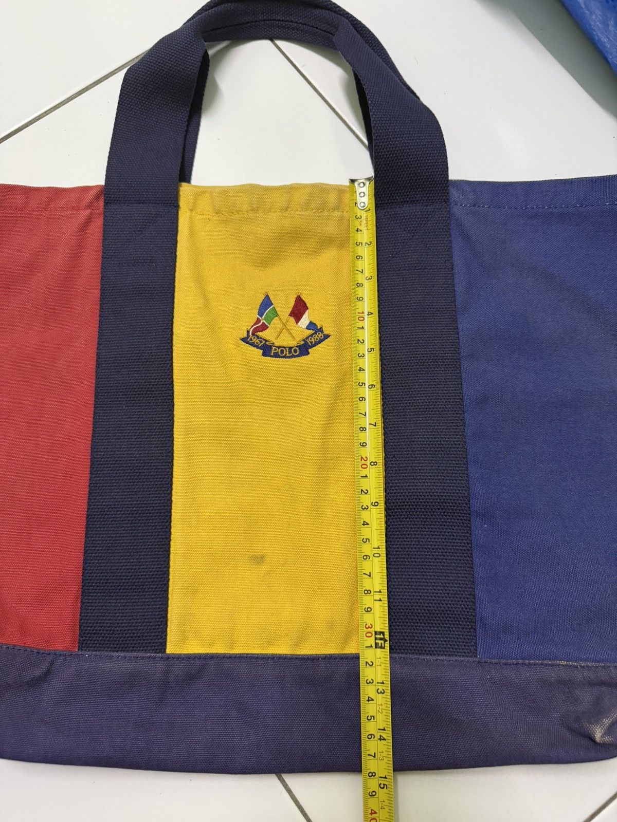 Polo Ralph Lauren Rare Archive Polo Ralph Lauren Cross Flag 1988 Colorblock Size ONE SIZE - 11 Thumbnail