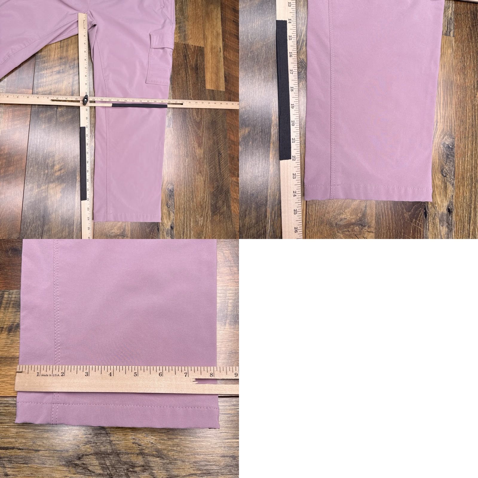 Eddie Bauer Eddie Bauer Cargo Pants Purple Crop Stretch Belt T18 Womens Size 40" / US 18 - 9 Thumbnail