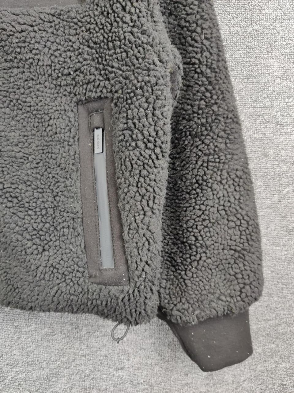 Prada Prada Recycled Technical Fleece Sherpa Hoodie Jacket Size US L / EU 52-54 / 3 - 4 Thumbnail